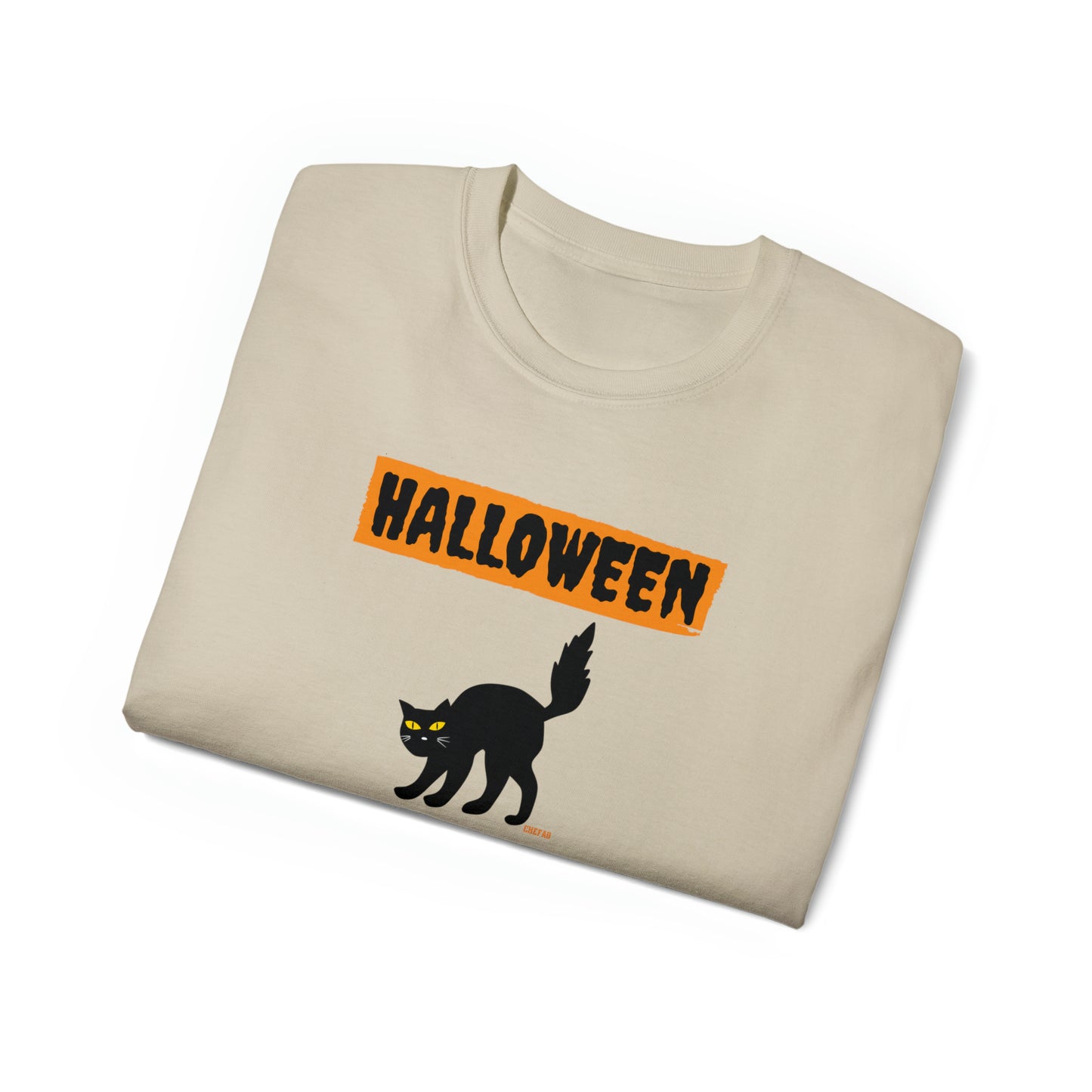 Halloween Cat, Unisex Ultra Cotton Tee