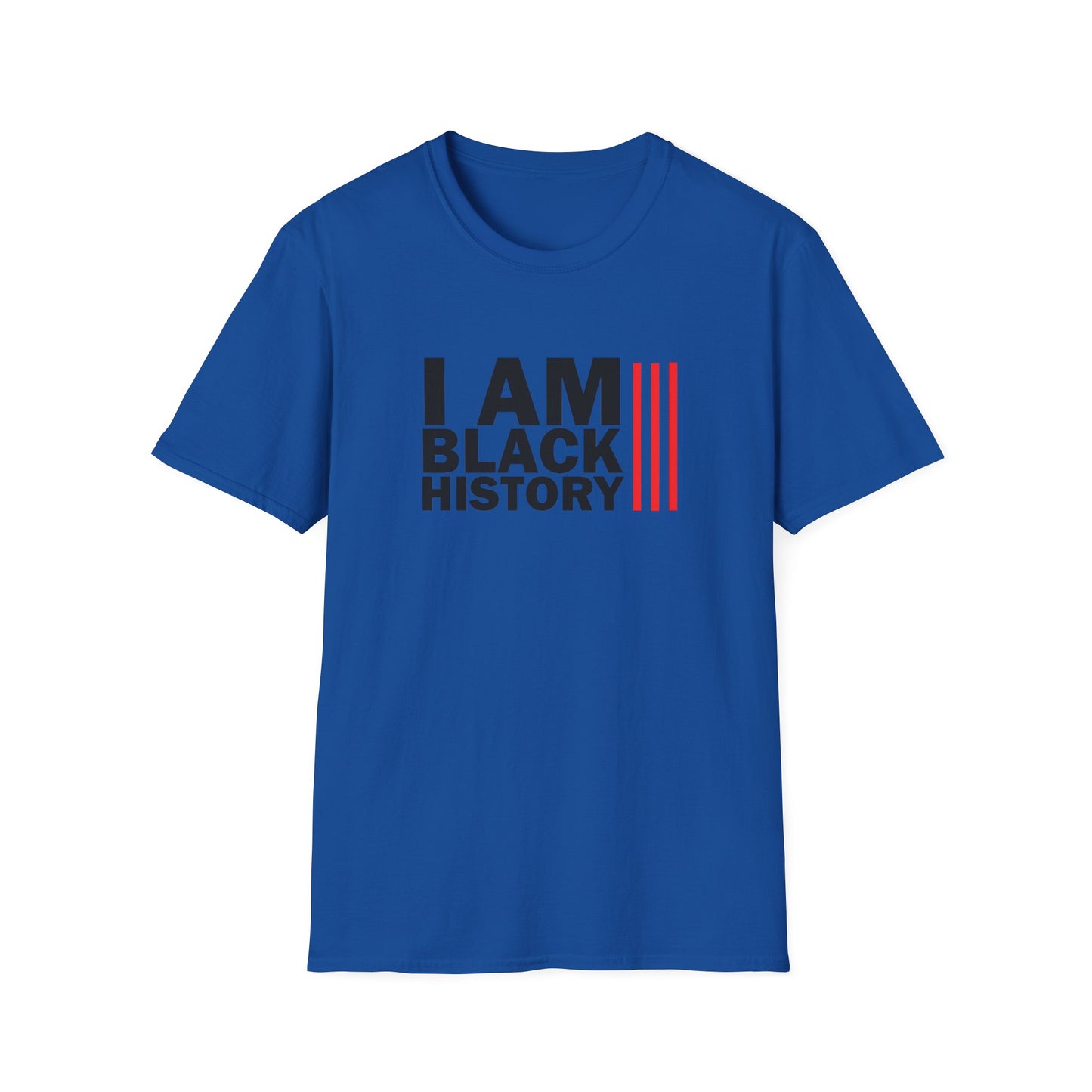 Chefao I Am Black History I, Unisex Softstyle T-Shirt