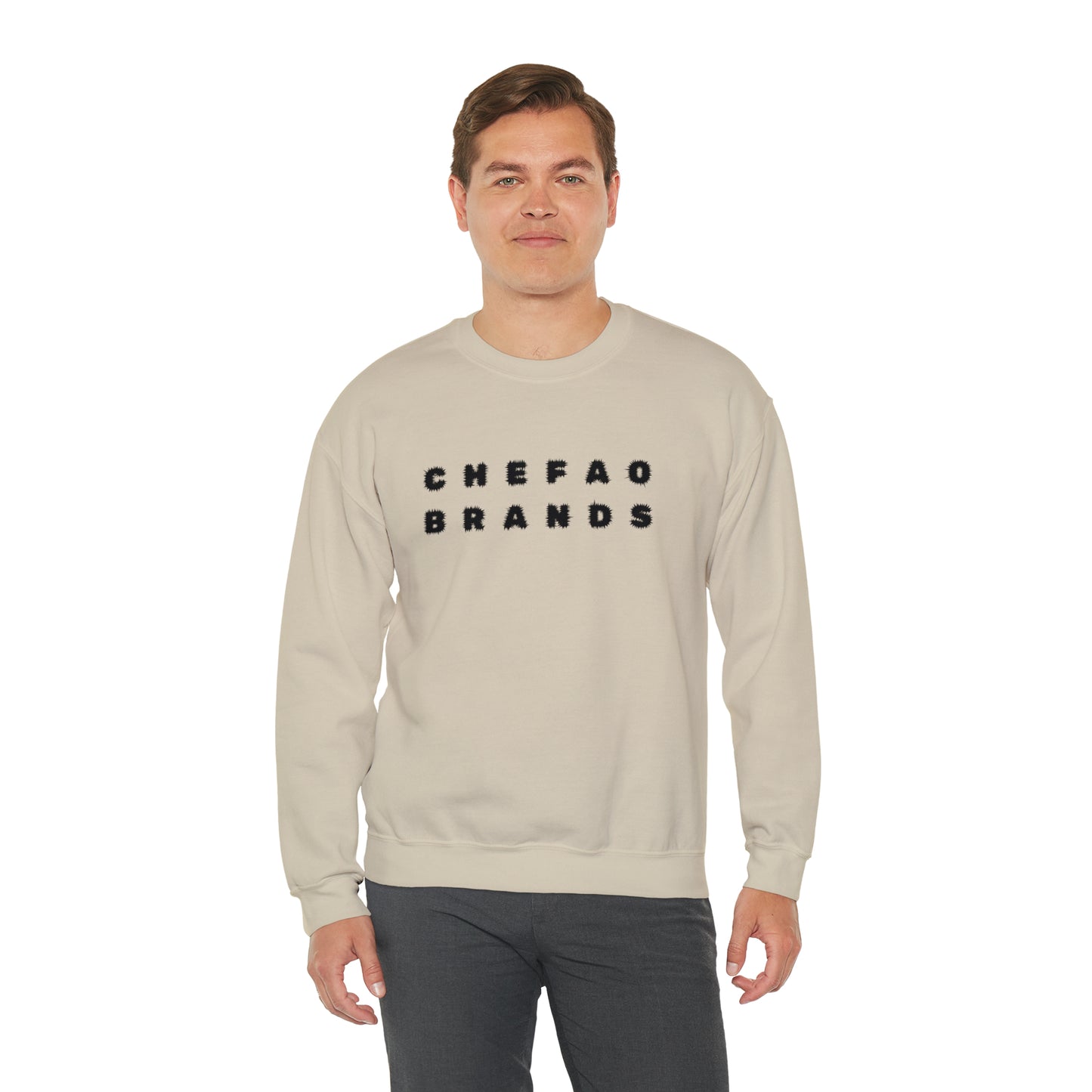 Chefao Brands V, Unisex Heavy Blend Crewneck Sweatshirt