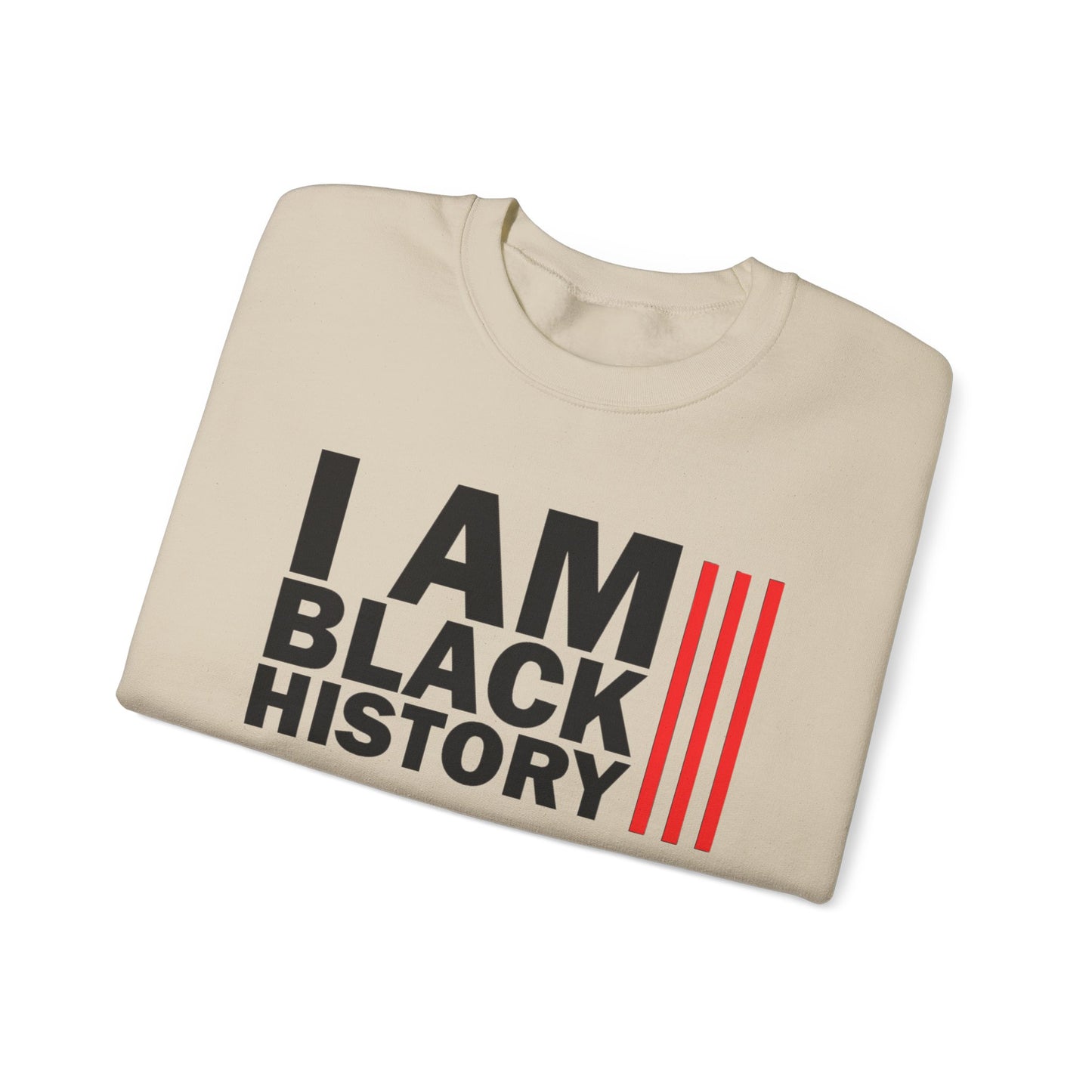 Chefao I Am Black History I, Unisex Heavy Blend™ Crewneck Sweatshirt