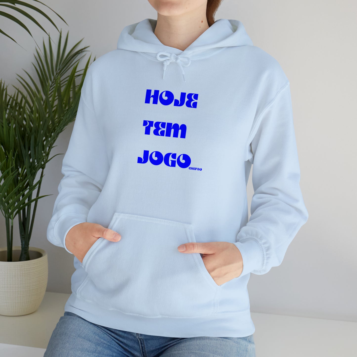 Hoje Tem Jogo I, Unisex Heavy Blend Hooded Sweatshirt