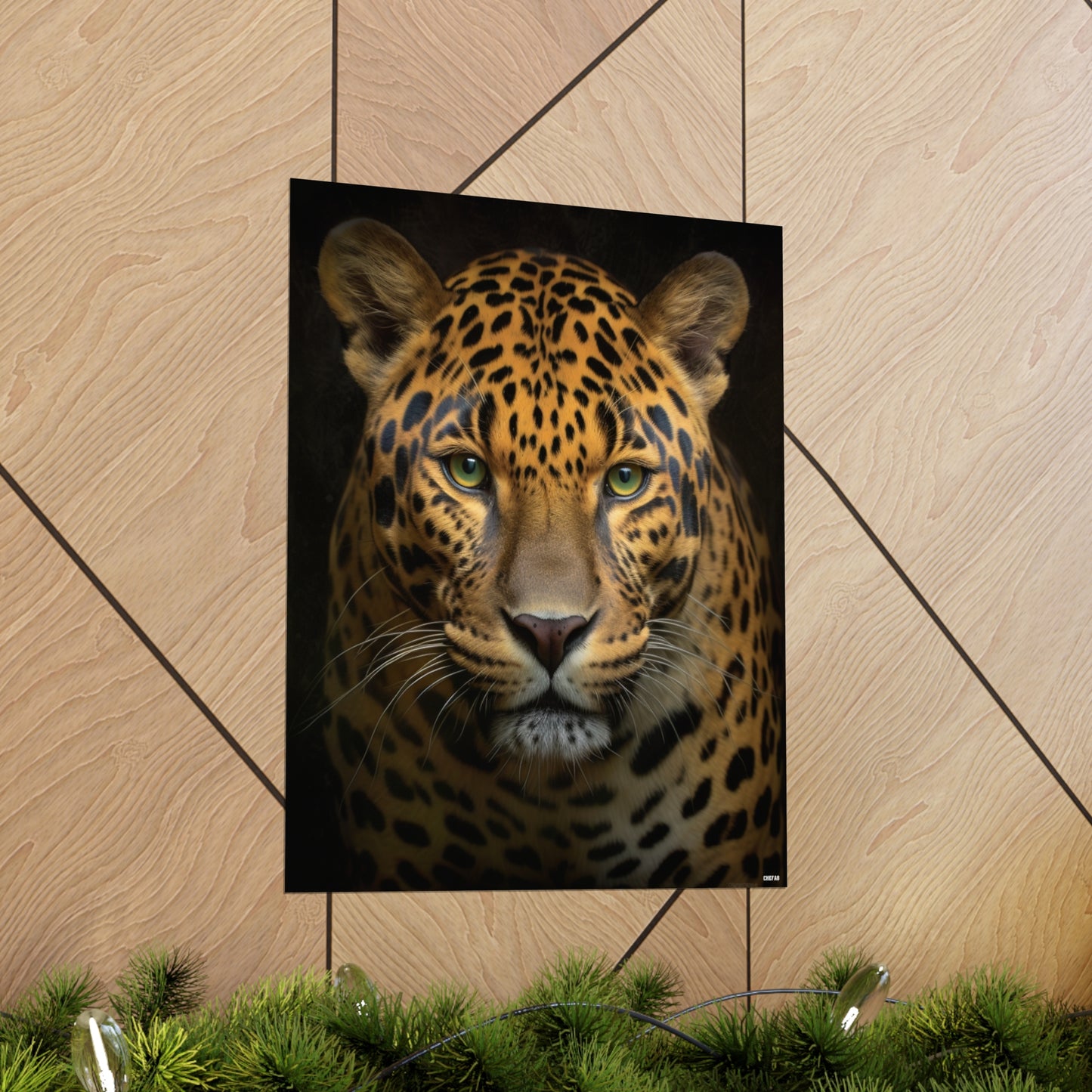 Captivation of a Jaguar, Premium Matte Vertical Posters