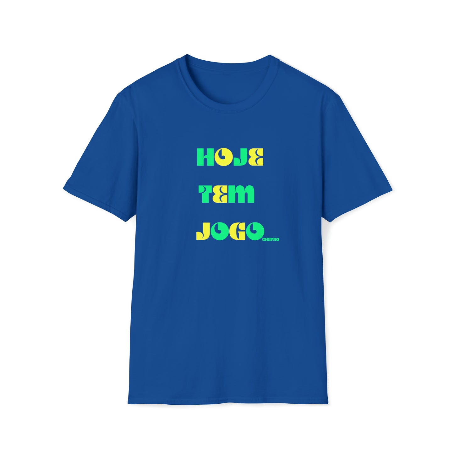 Hoje Tem Jogo I, Unisex Softstyle T-Shirt