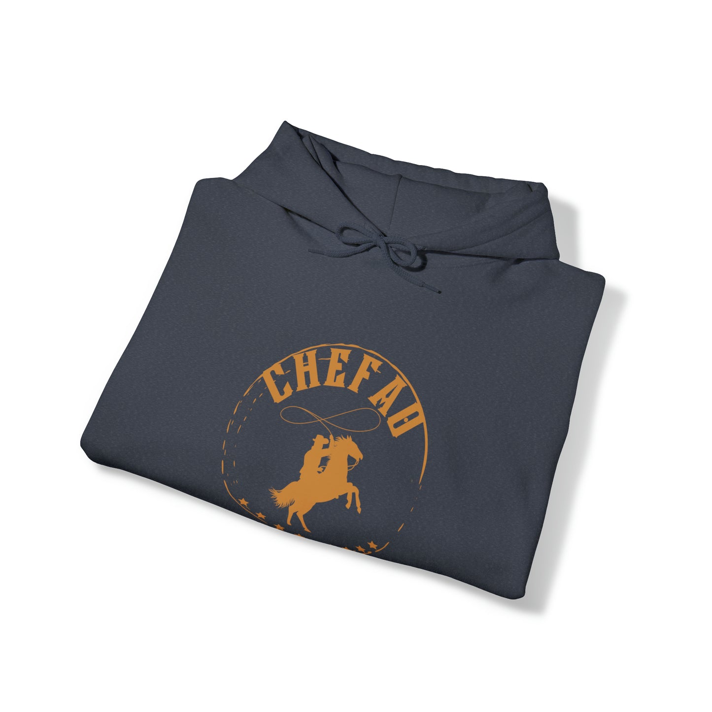 Chefao Cowboy V, Unisex Heavy Blend Hooded Sweatshirt