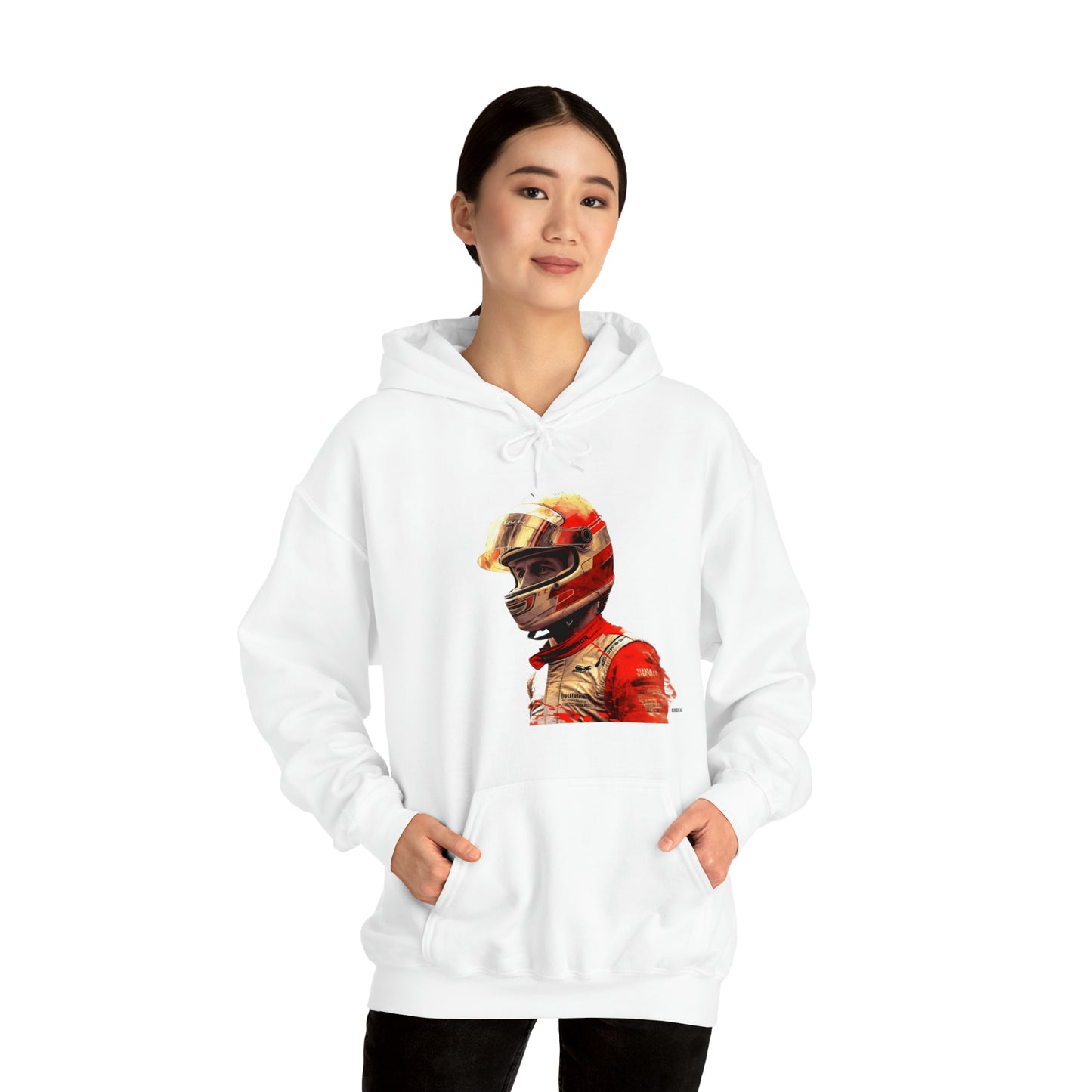 Racecar Driver, Unisex Heavy Blend Hooded Sweatshirt