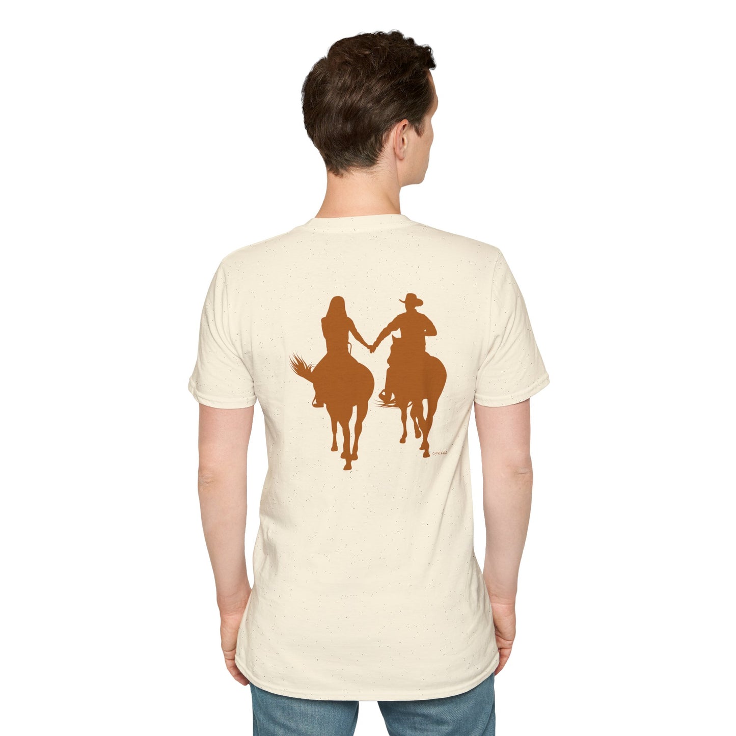 Chefao Cowboy and Cowgirl I, Unisex Softstyle T-Shirt