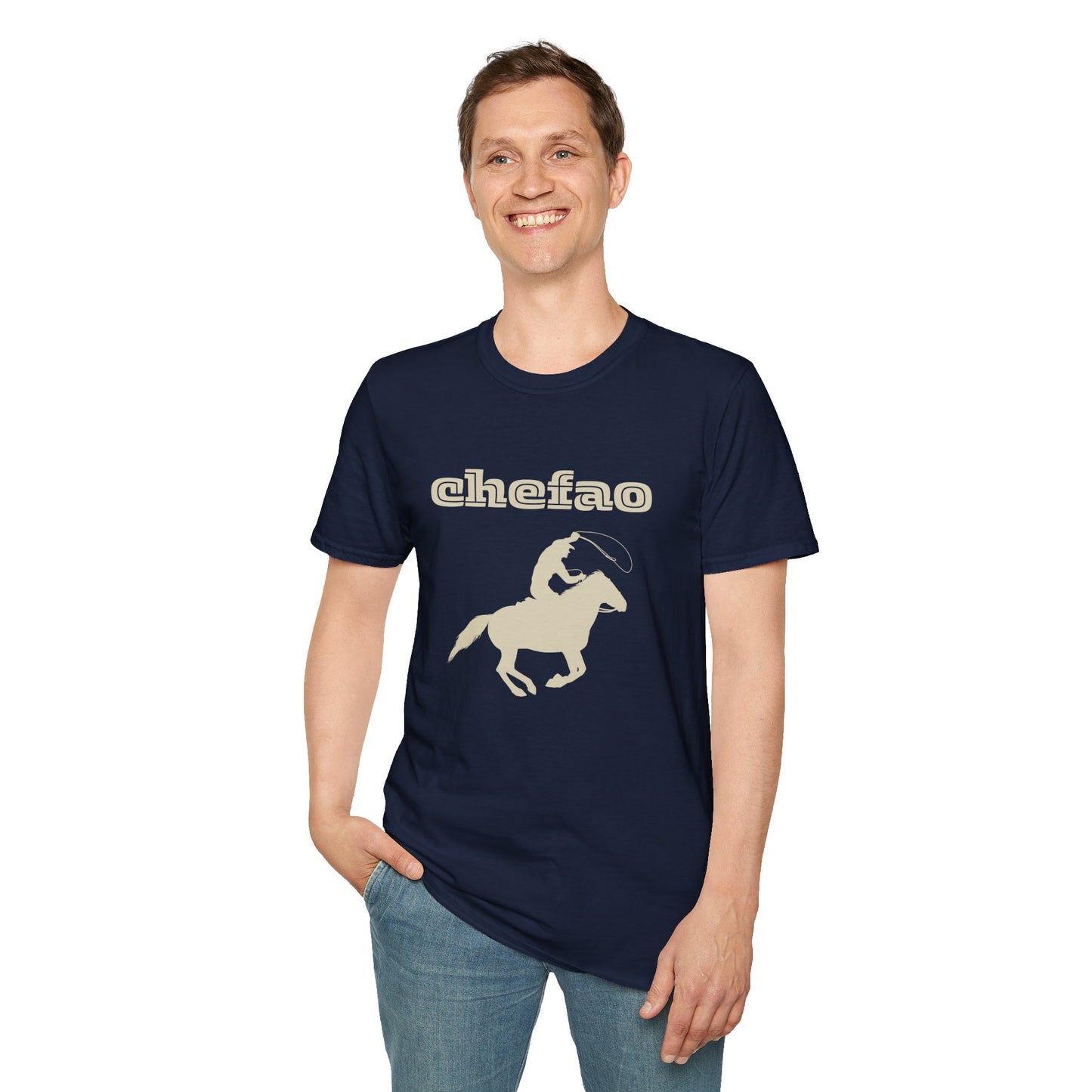 Chefao Cowboy III, Unisex Softstyle T-Shirt