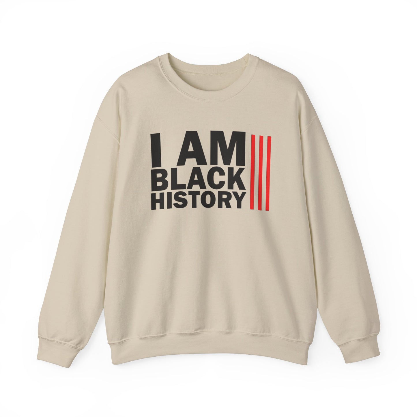 Chefao I Am Black History I, Unisex Heavy Blend™ Crewneck Sweatshirt