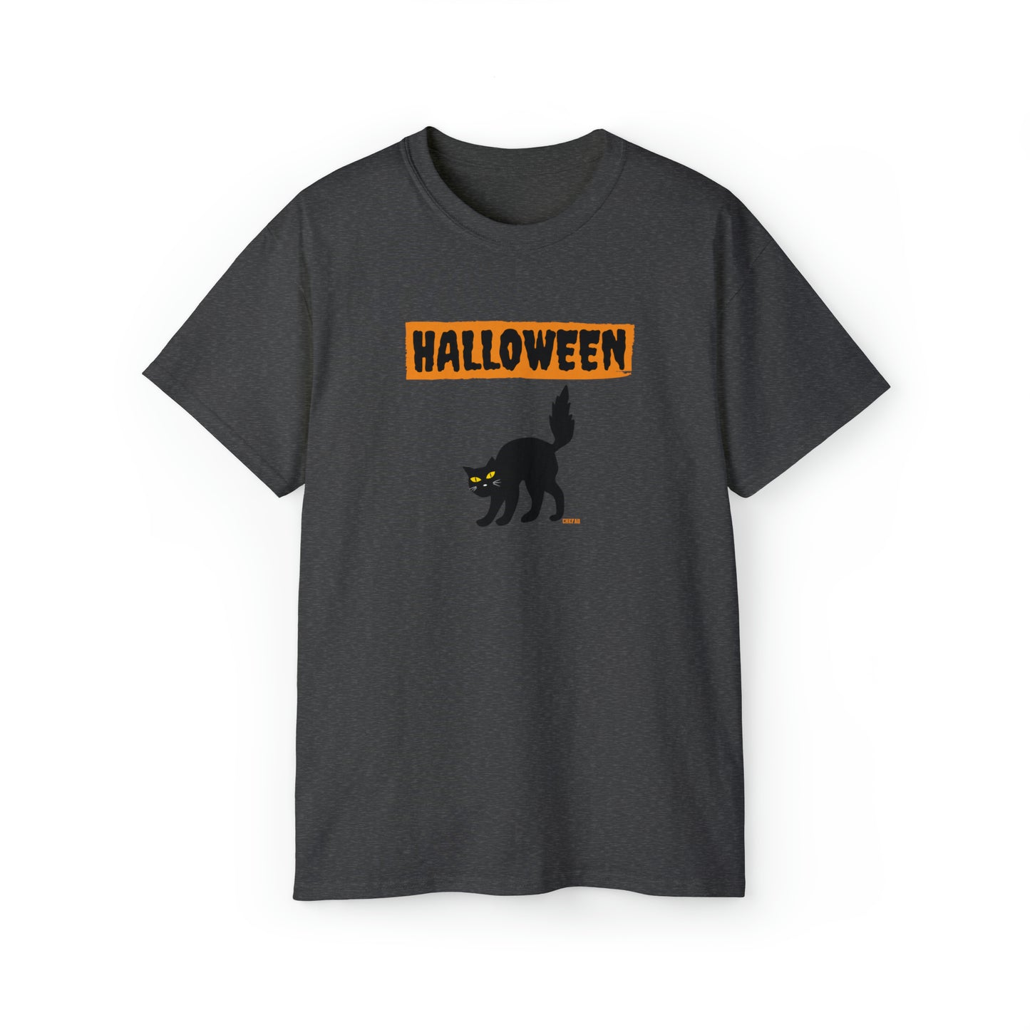 Halloween Cat, Unisex Ultra Cotton Tee