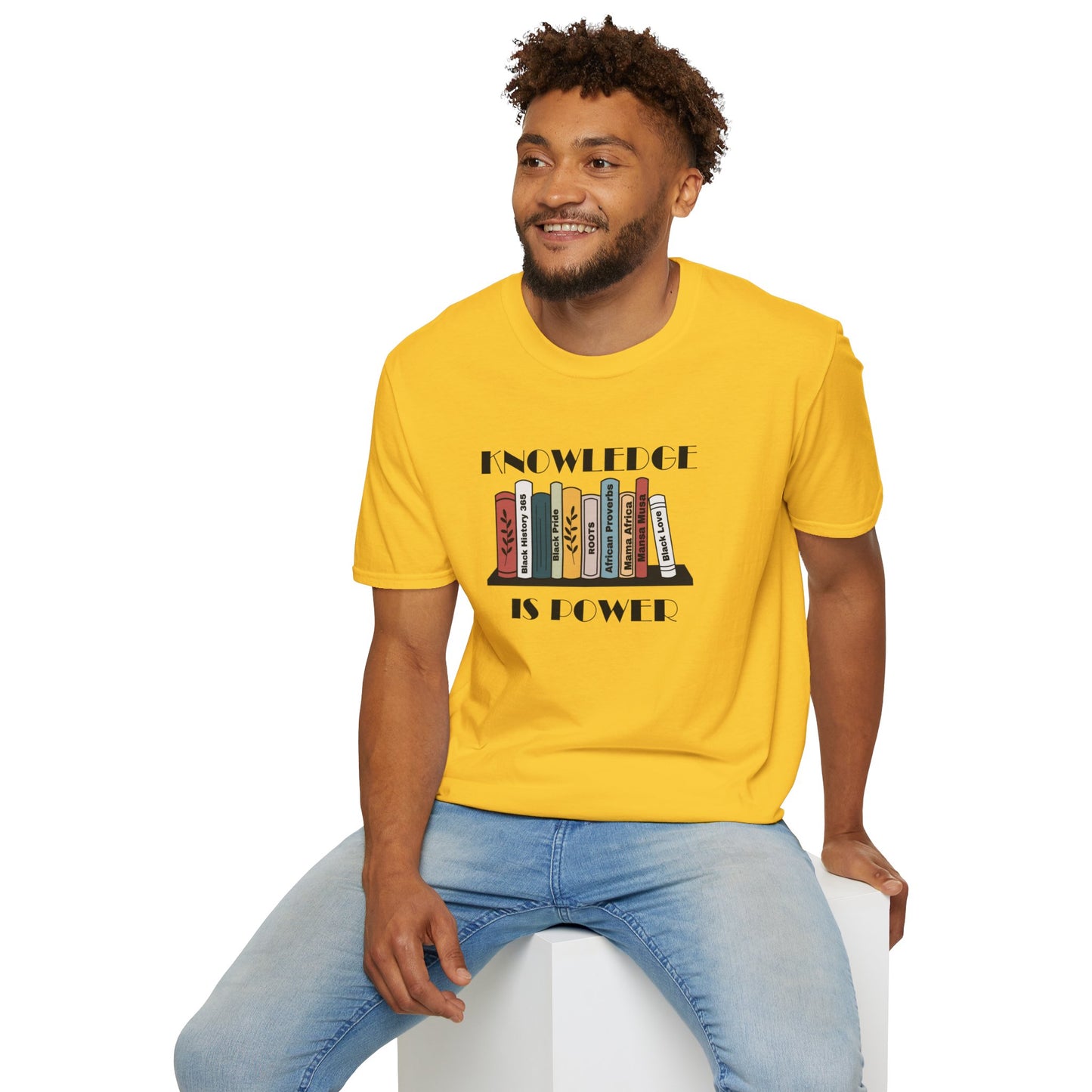 Chefao Knowledge is Power I, Unisex Softstyle T-Shirt