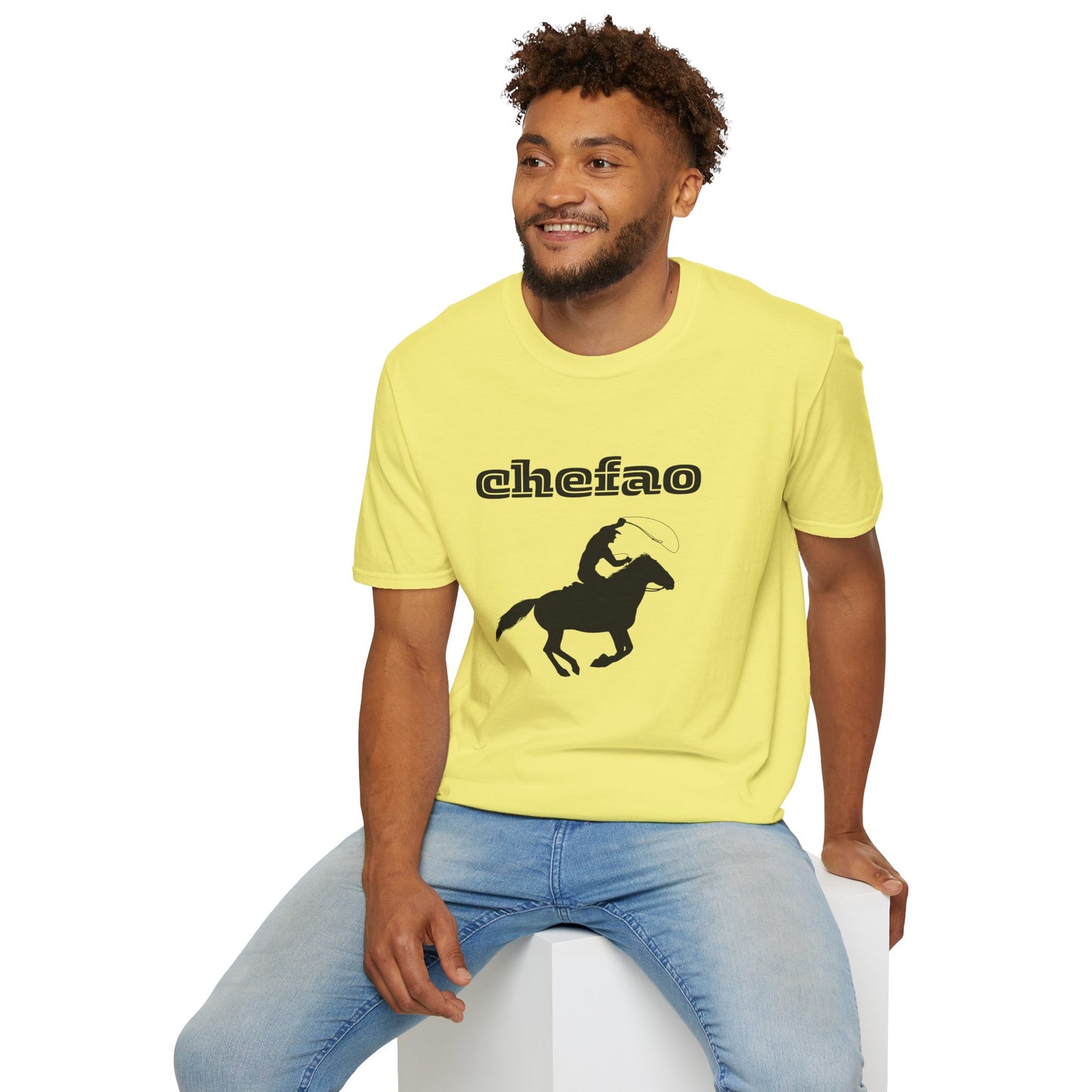 Chefao Cowboy III, Unisex Softstyle T-Shirt