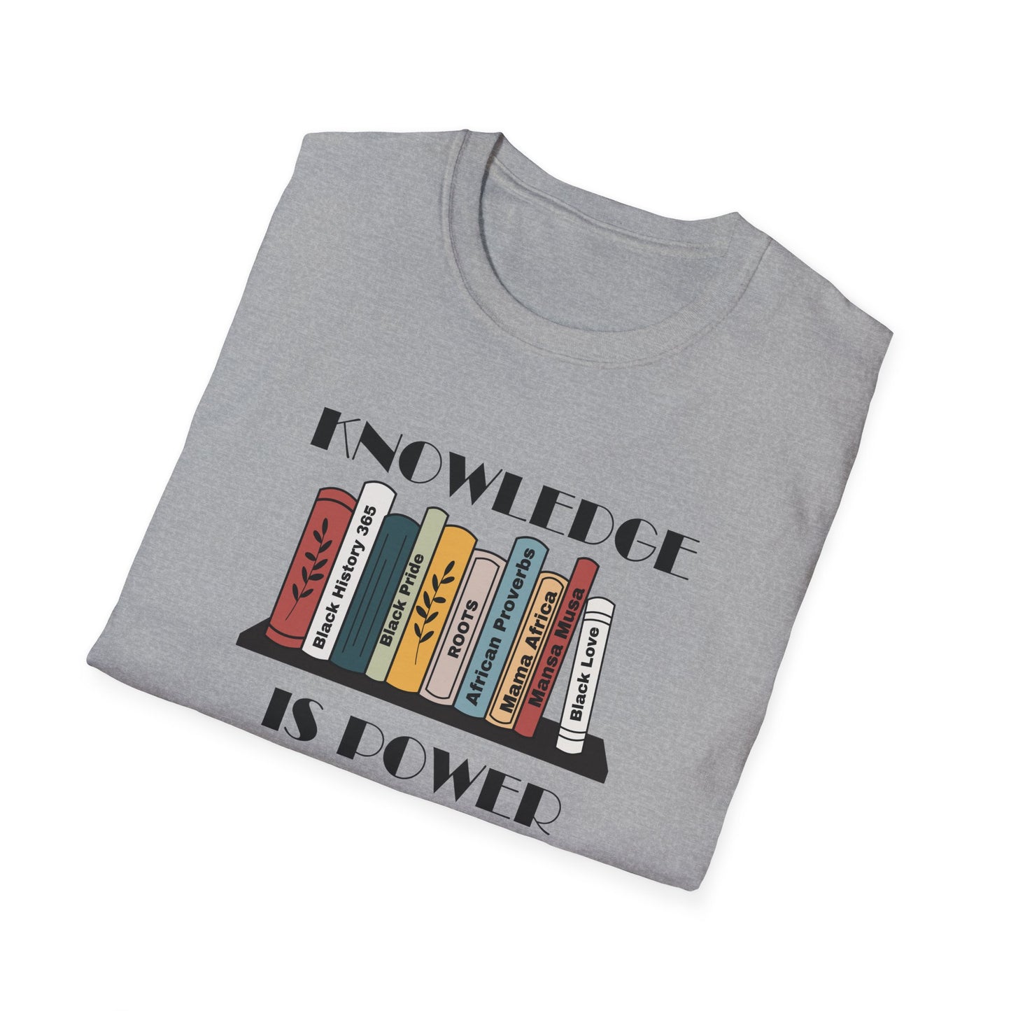 Chefao Knowledge is Power I, Unisex Softstyle T-Shirt