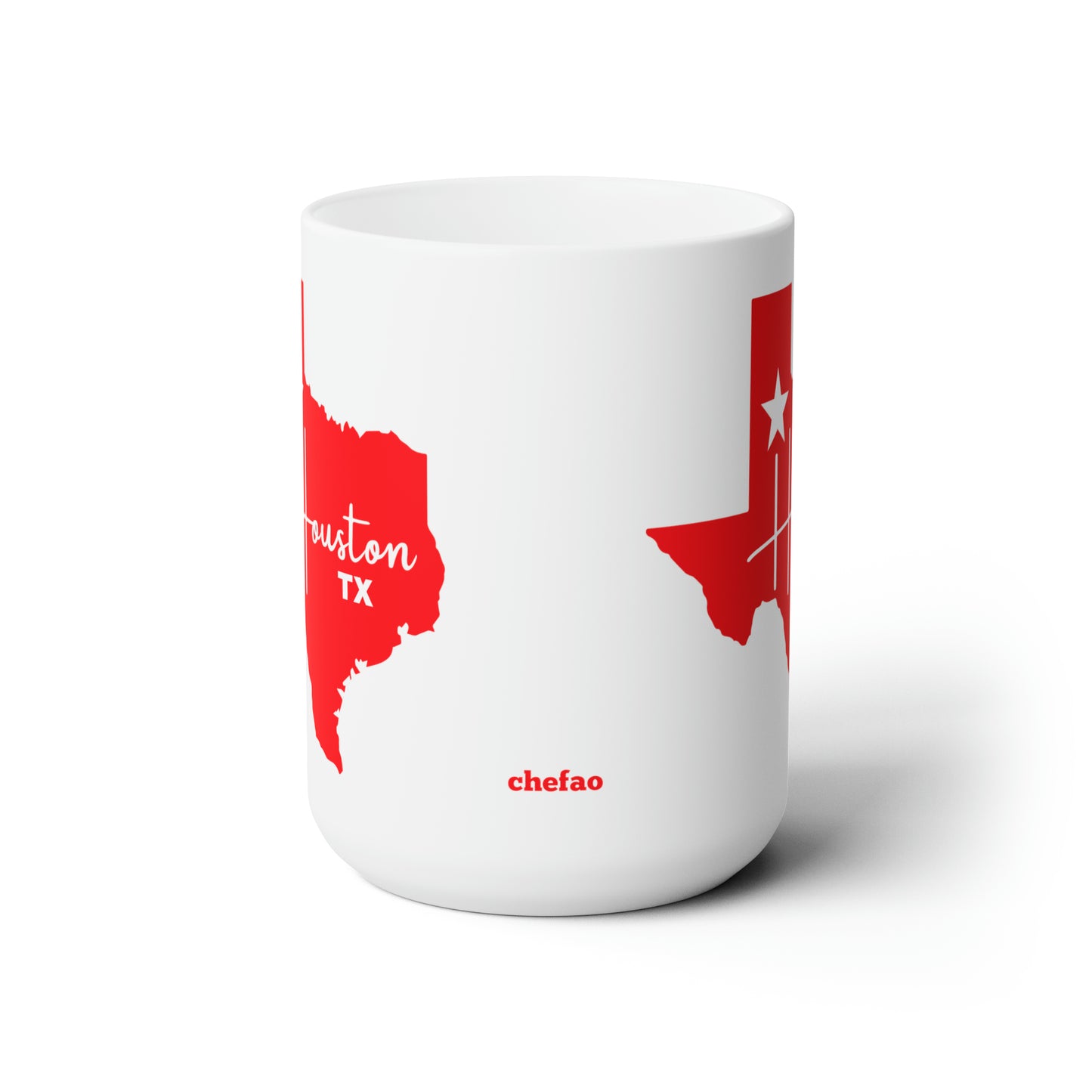 Chefao Houston, Texas I, Ceramic Mug 15oz