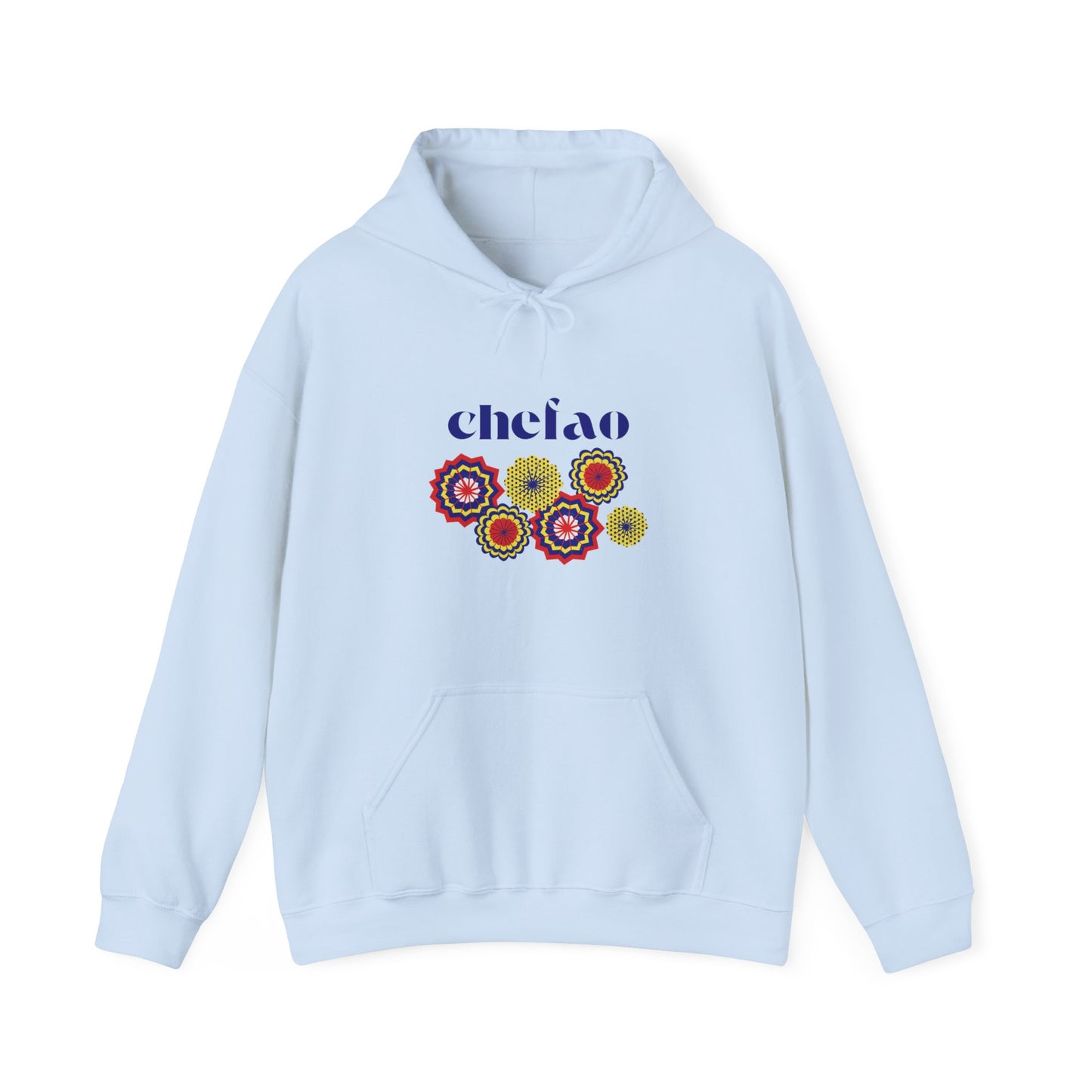 Chefao Paper Fans I, Unisex Heavy Blend Hooded Sweatshirt