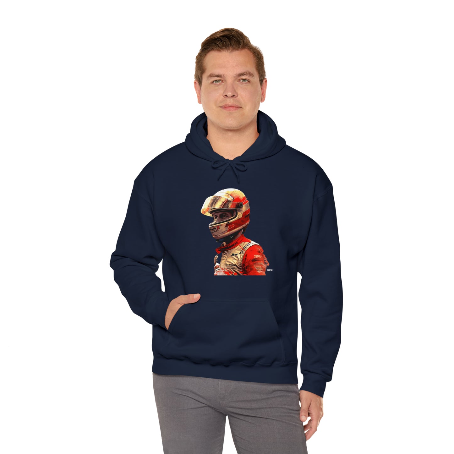 Racecar Driver, Unisex Heavy Blend Hooded Sweatshirt
