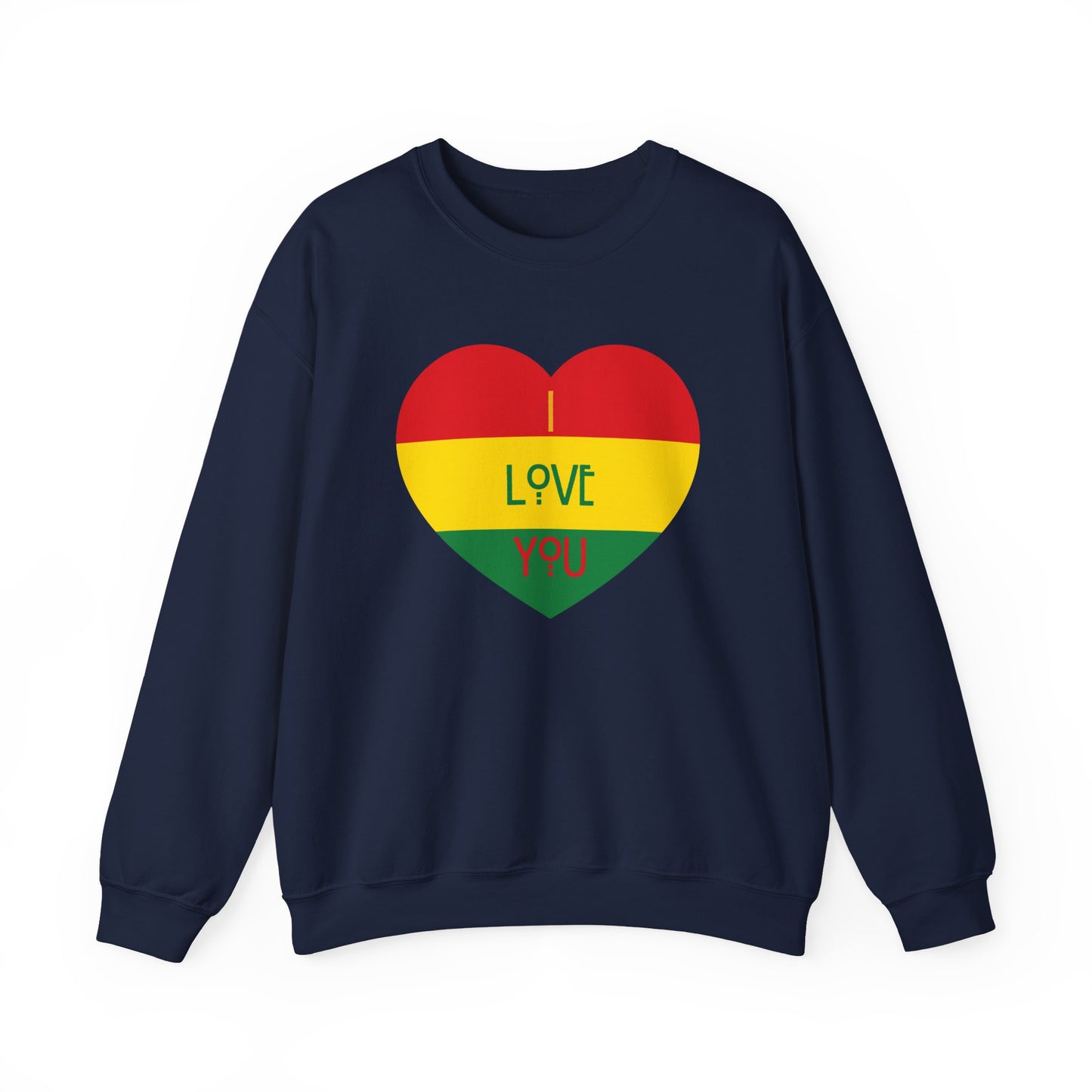 Chefao I Love You I, Unisex Heavy Blend™ Crewneck Sweatshirt