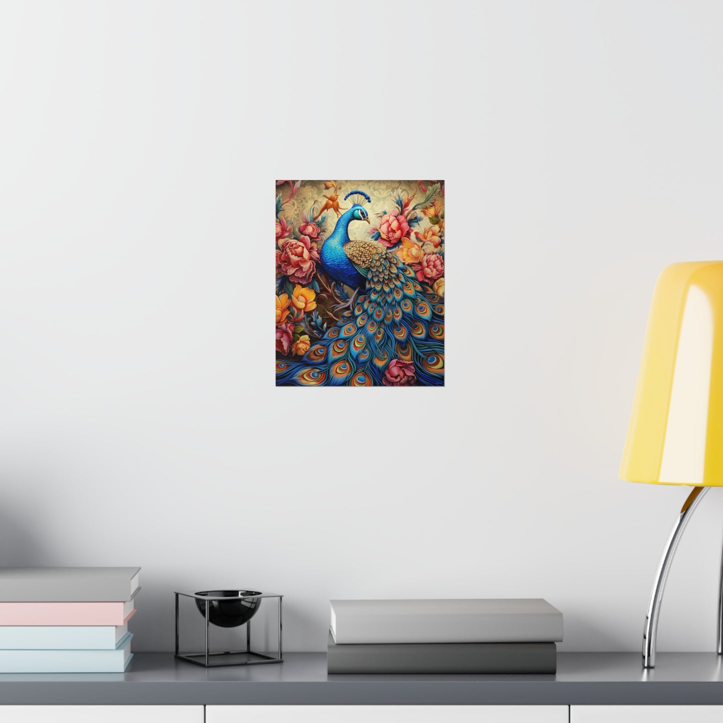 Peacock, Premium Matte Vertical Posters