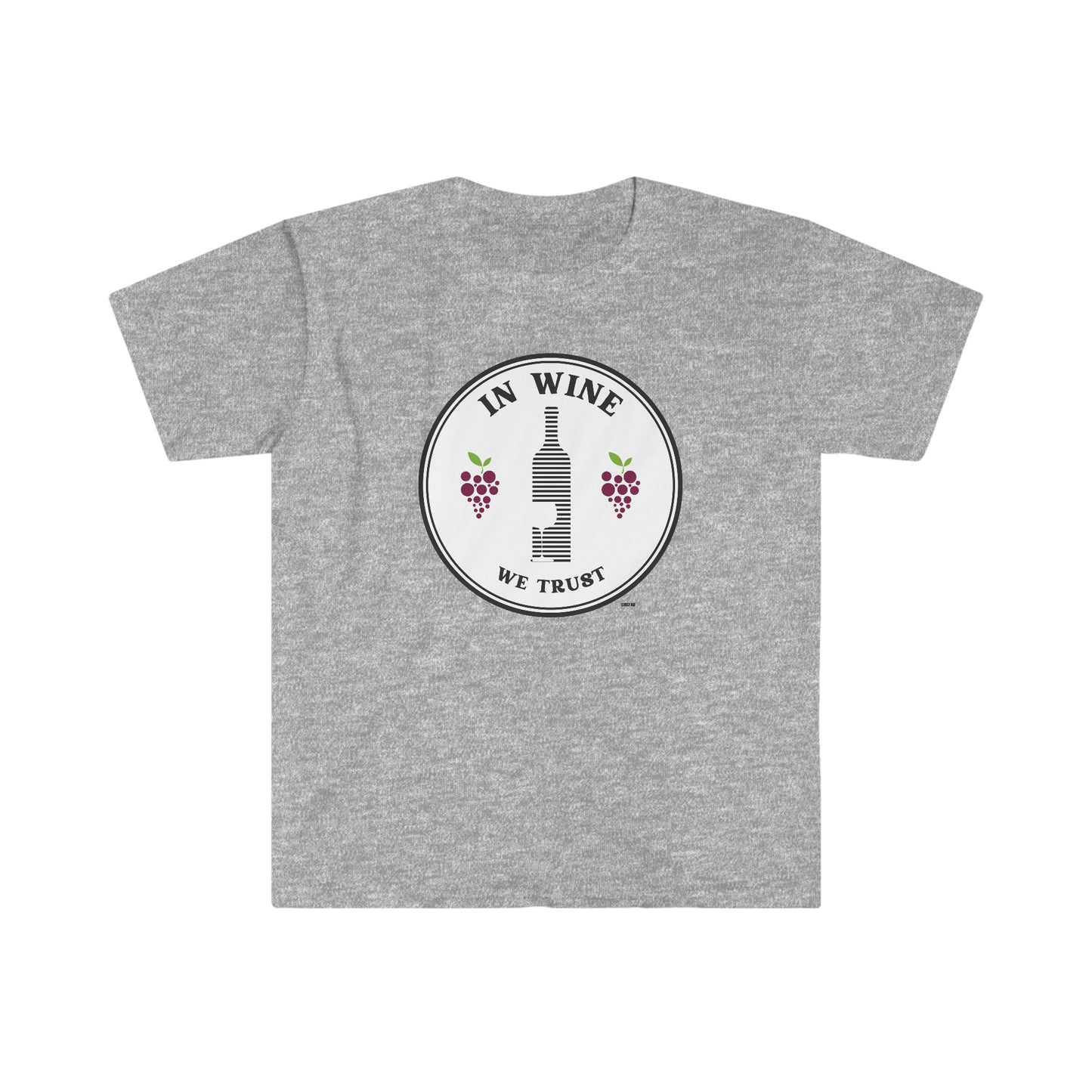 In Wine We Trust, Unisex Softstyle T-Shirt