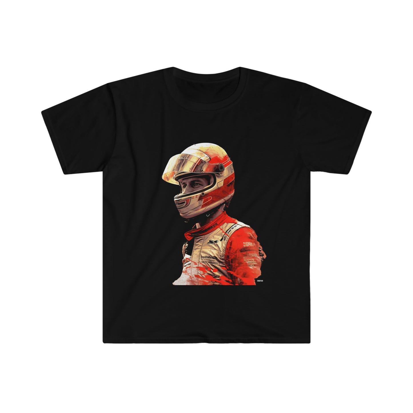 Racecar Driver, Unisex Softstyle T-Shirt