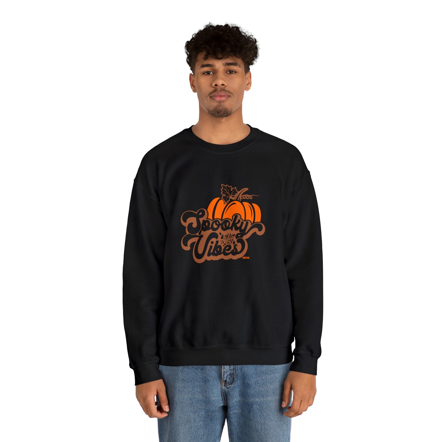 Spooky Vibes, Unisex Heavy Blend Crewneck Sweatshirt