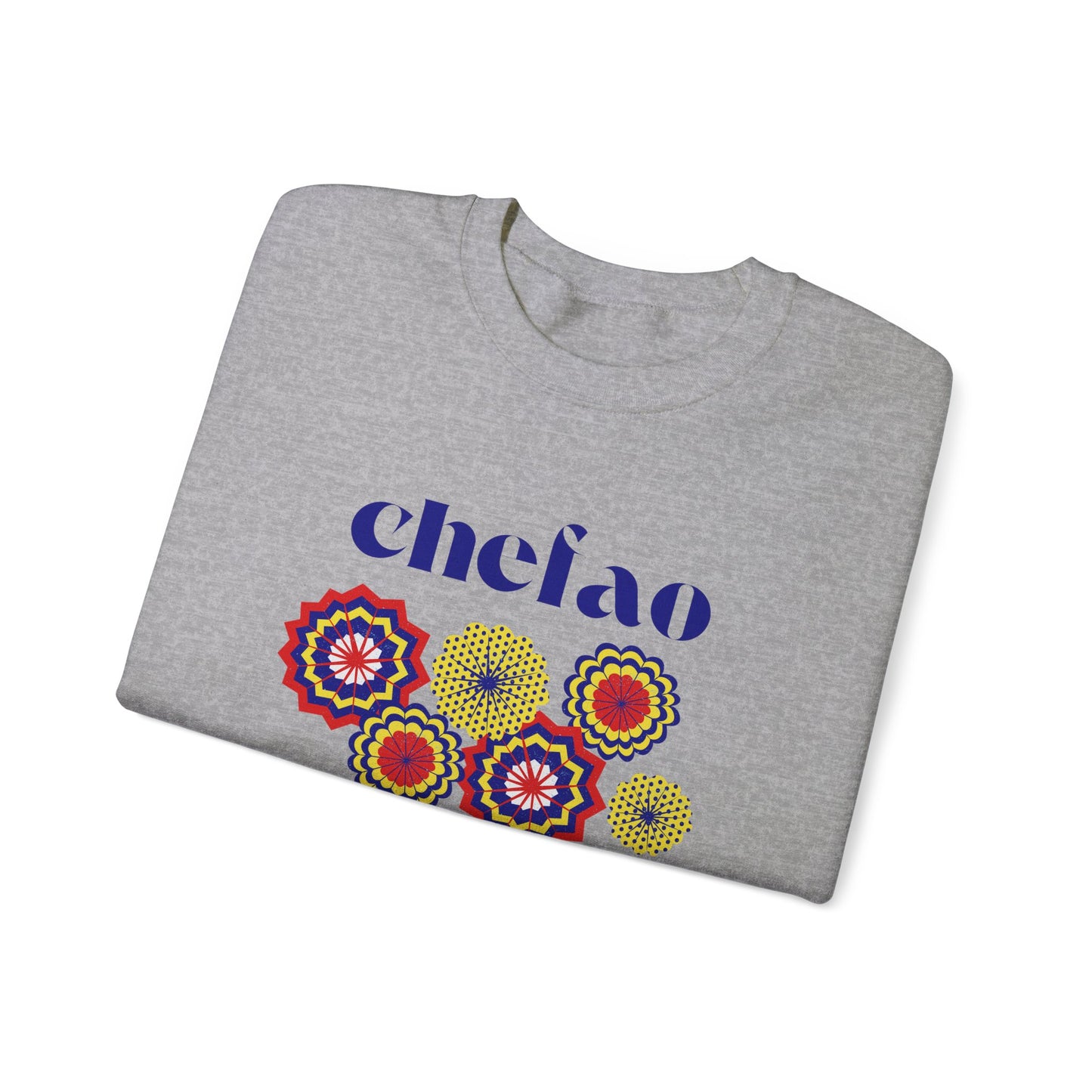 Chefao Paper Fans I, Unisex Heavy Blend Crewneck Sweatshirt