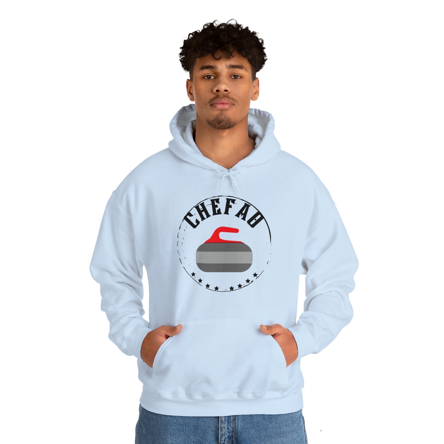 Chefao Curling I, Unisex Heavy Blend Hooded Sweatshirt