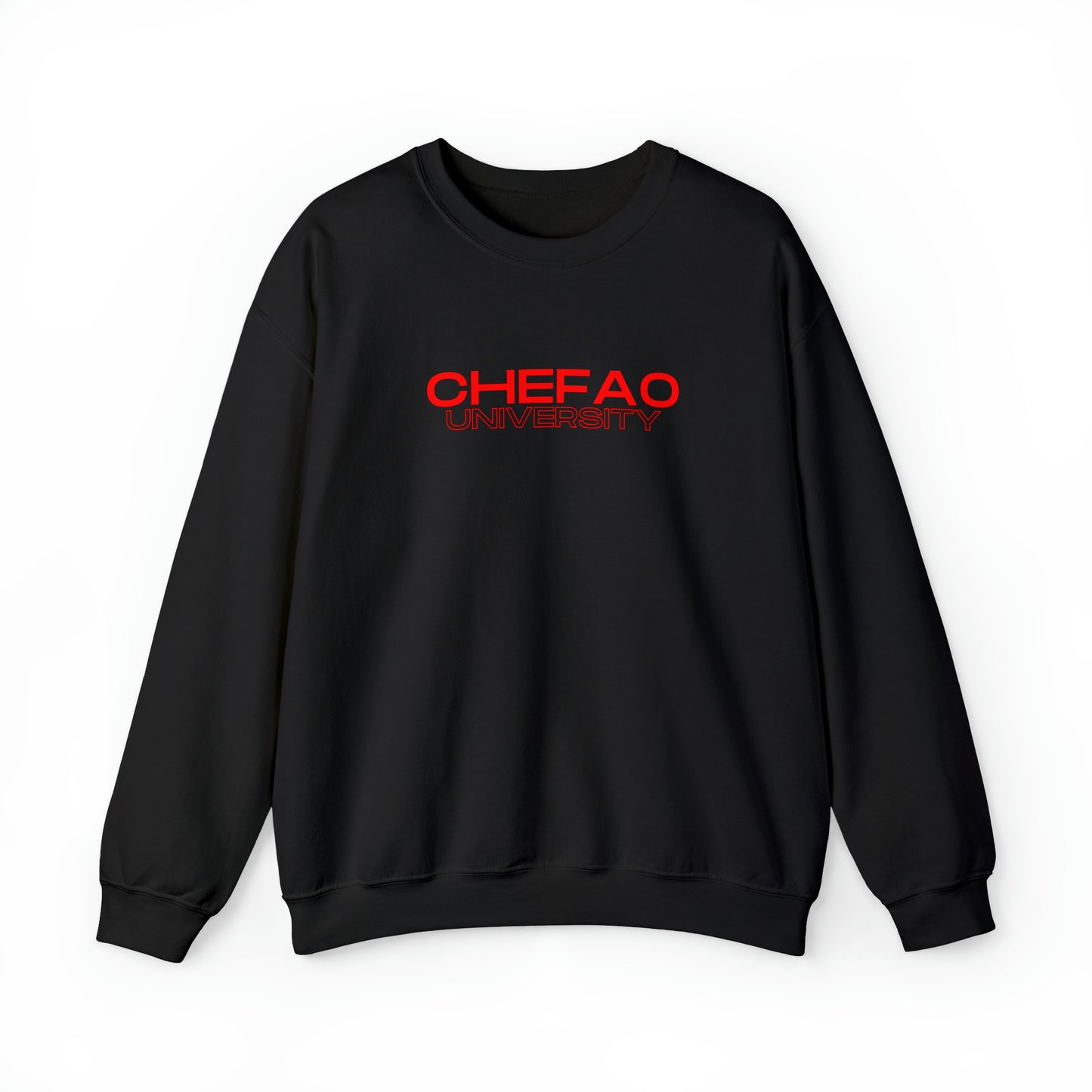 Chefao University I, Unisex Heavy Blend Crewneck Sweatshirt