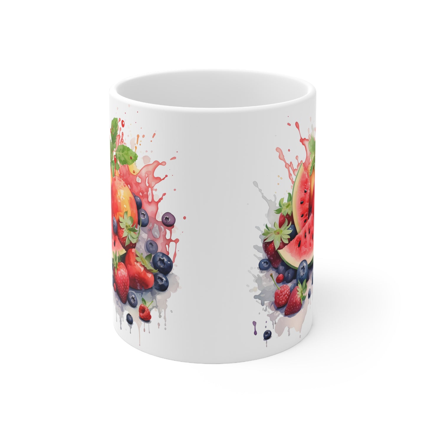 Summer Fruits Coffee Mug, 11oz