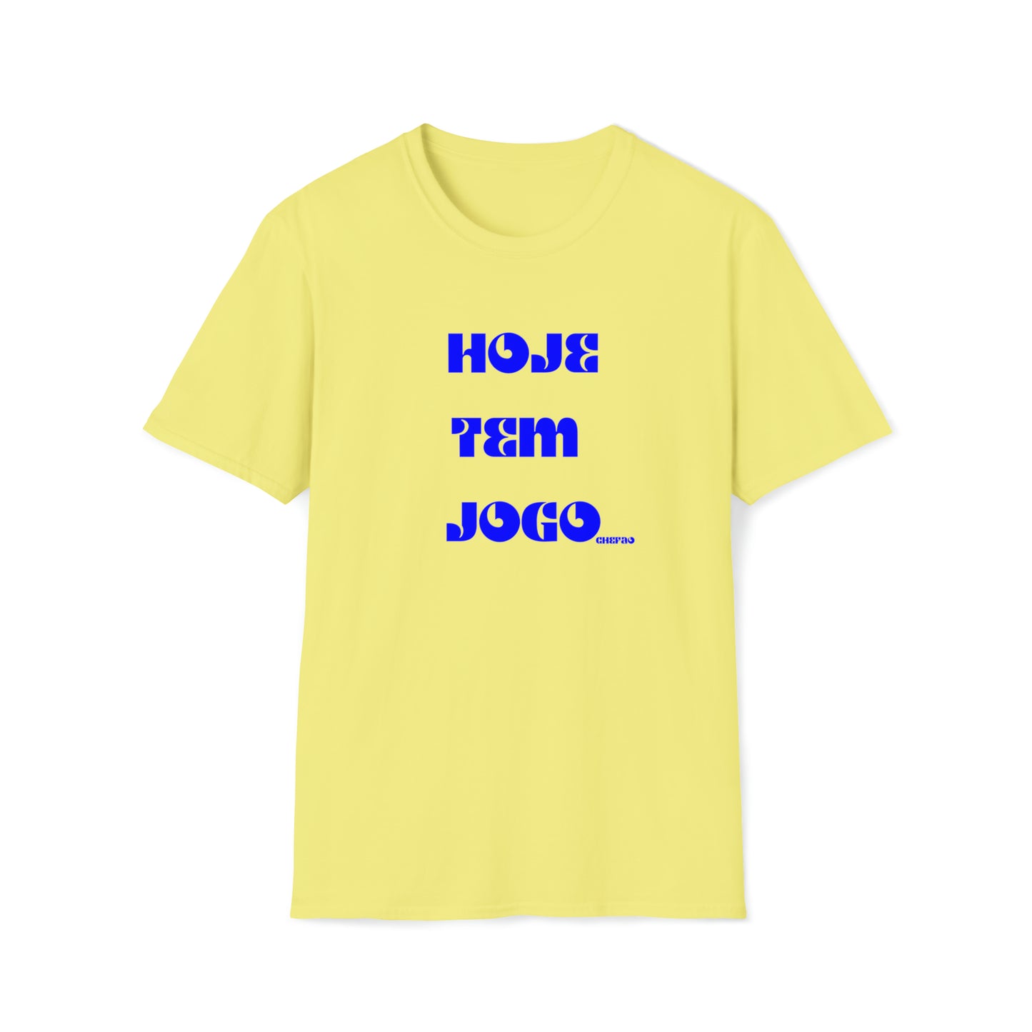 Hoje Tem Jogo I, Unisex Softstyle T-Shirt