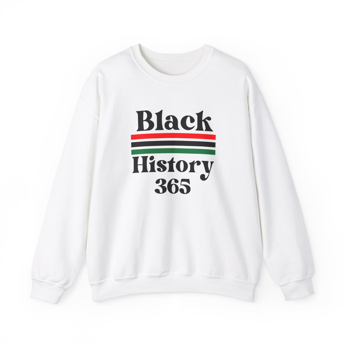 Chefao Black History 365, Unisex Heavy Blend™ Crewneck Sweatshirt