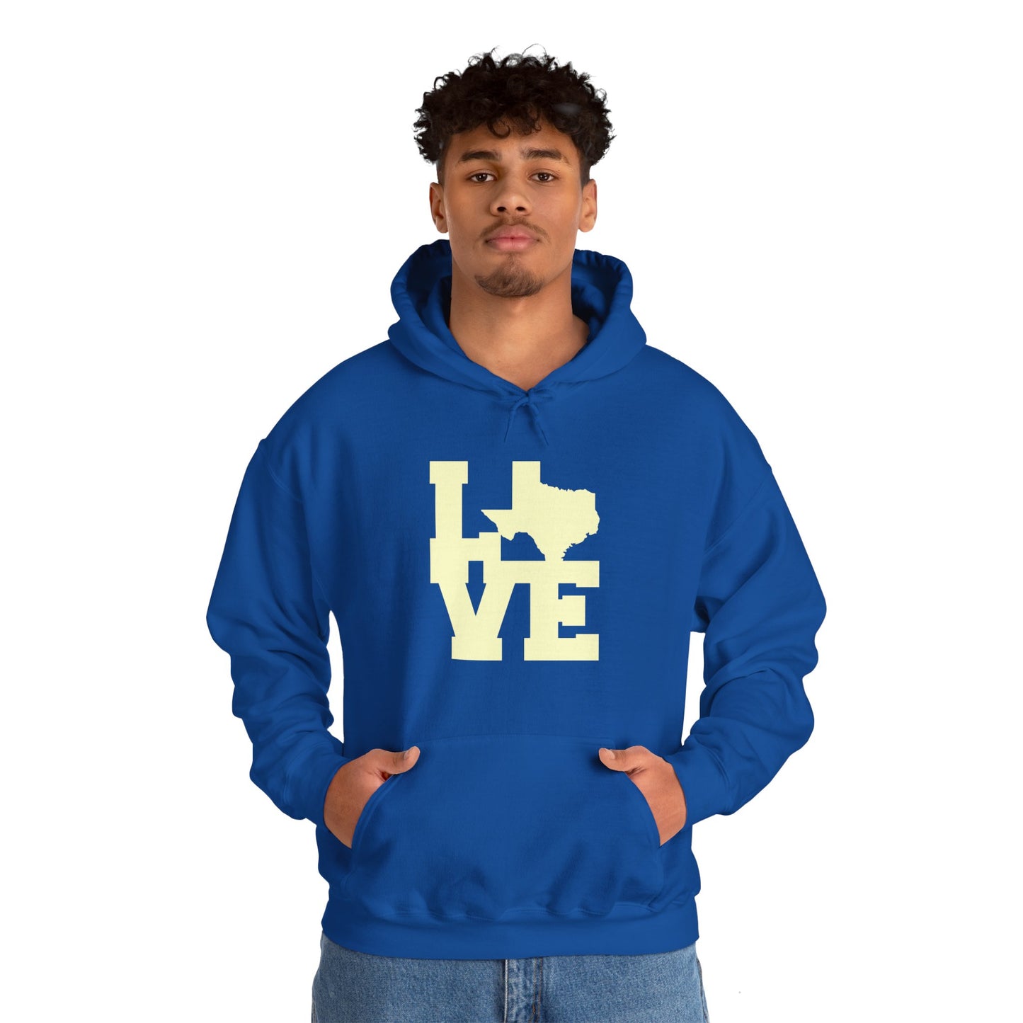 Chefao LoveTexas I, Unisex Heavy Blend Hooded Sweatshirt