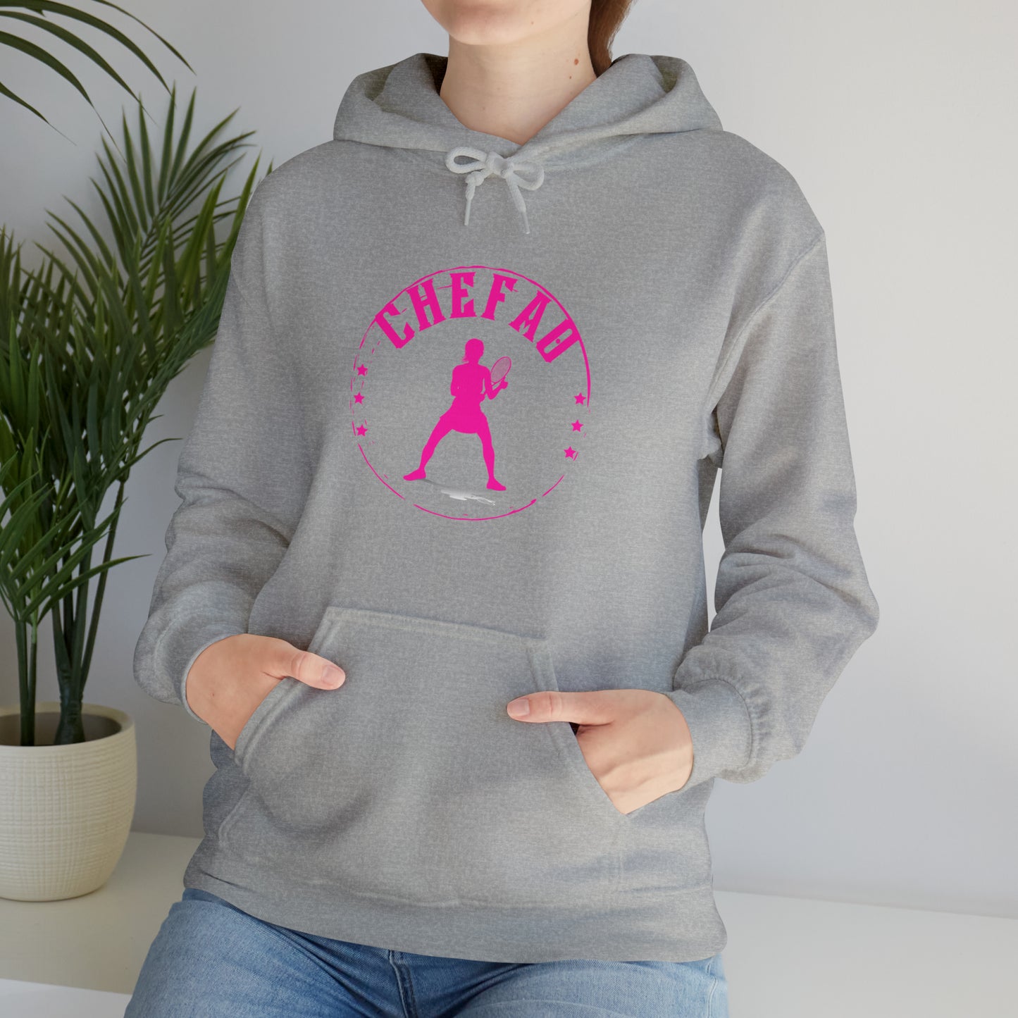 Chefao Tennis IV, Unisex Heavy Blend Hooded Sweatshirt