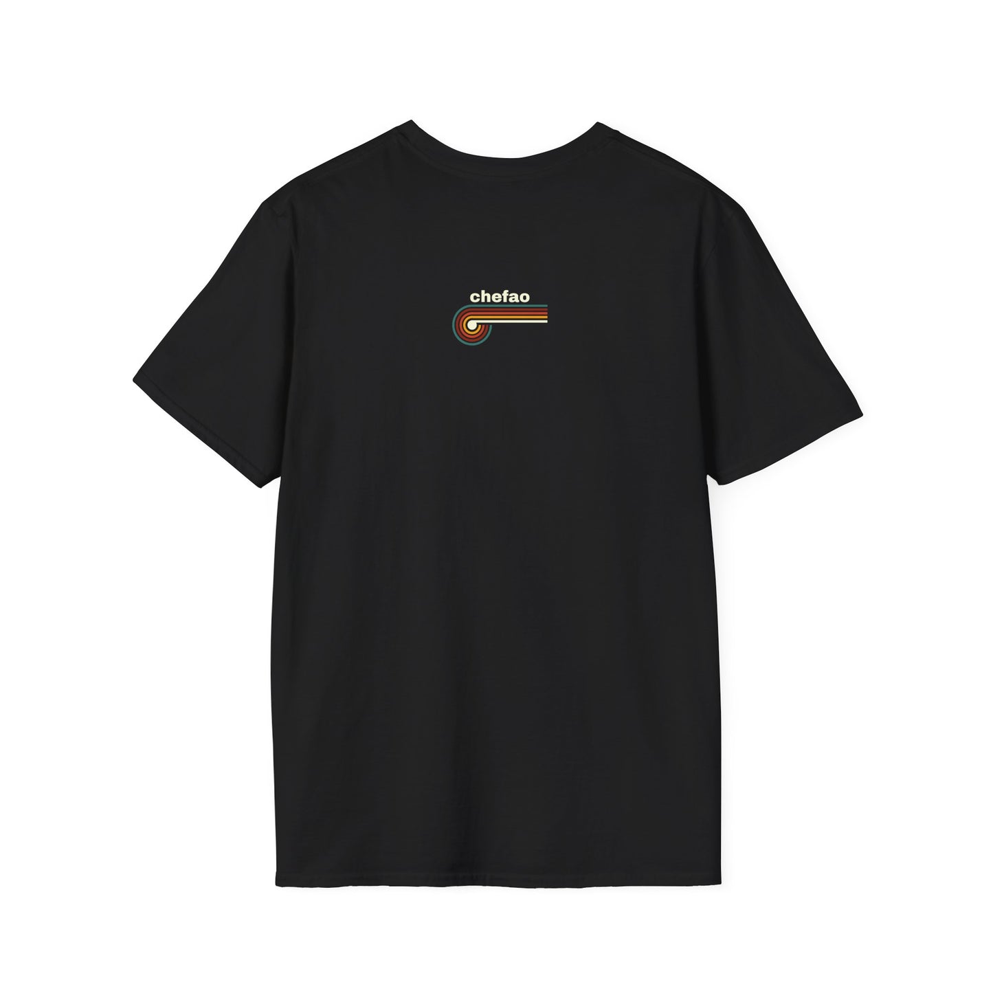 Chefao Retro Black History Month Emblem I, Unisex Softstyle T-Shirt