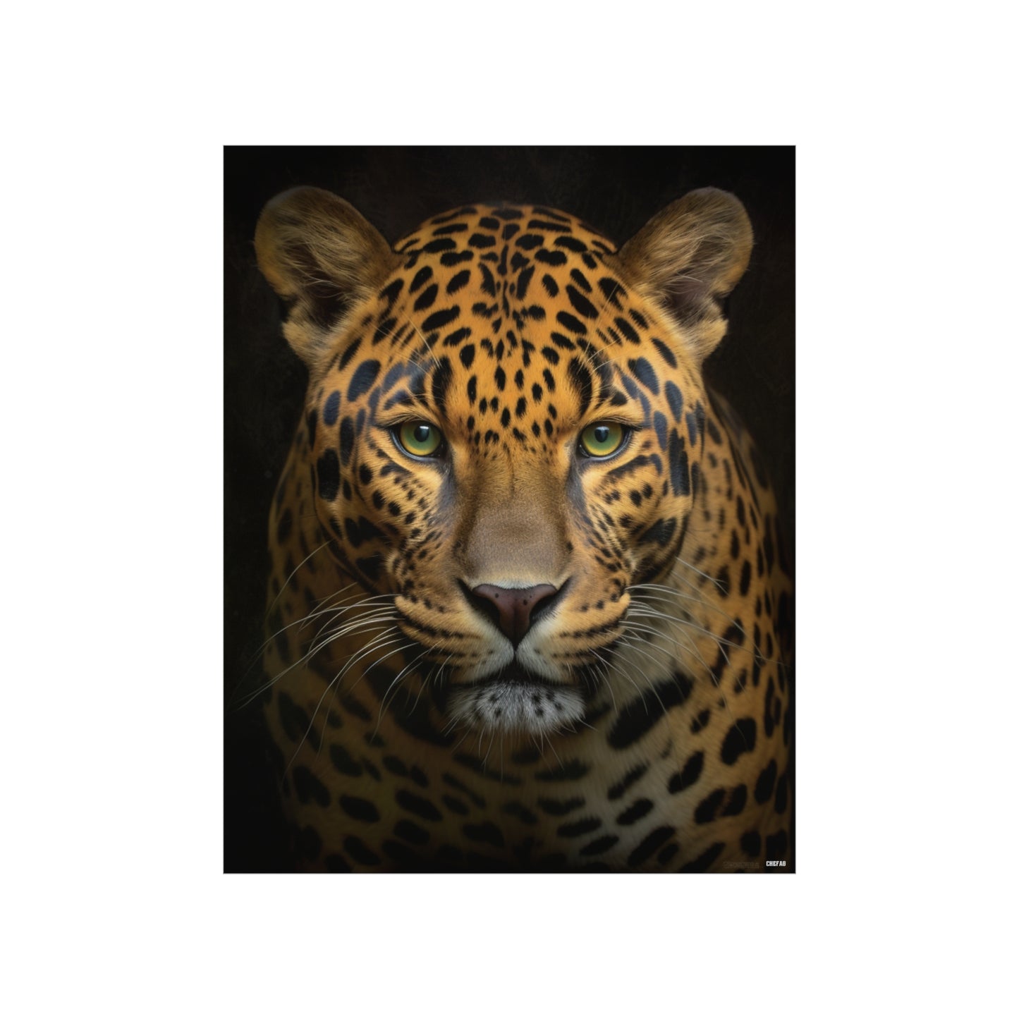 Captivation of a Jaguar, Premium Matte Vertical Posters