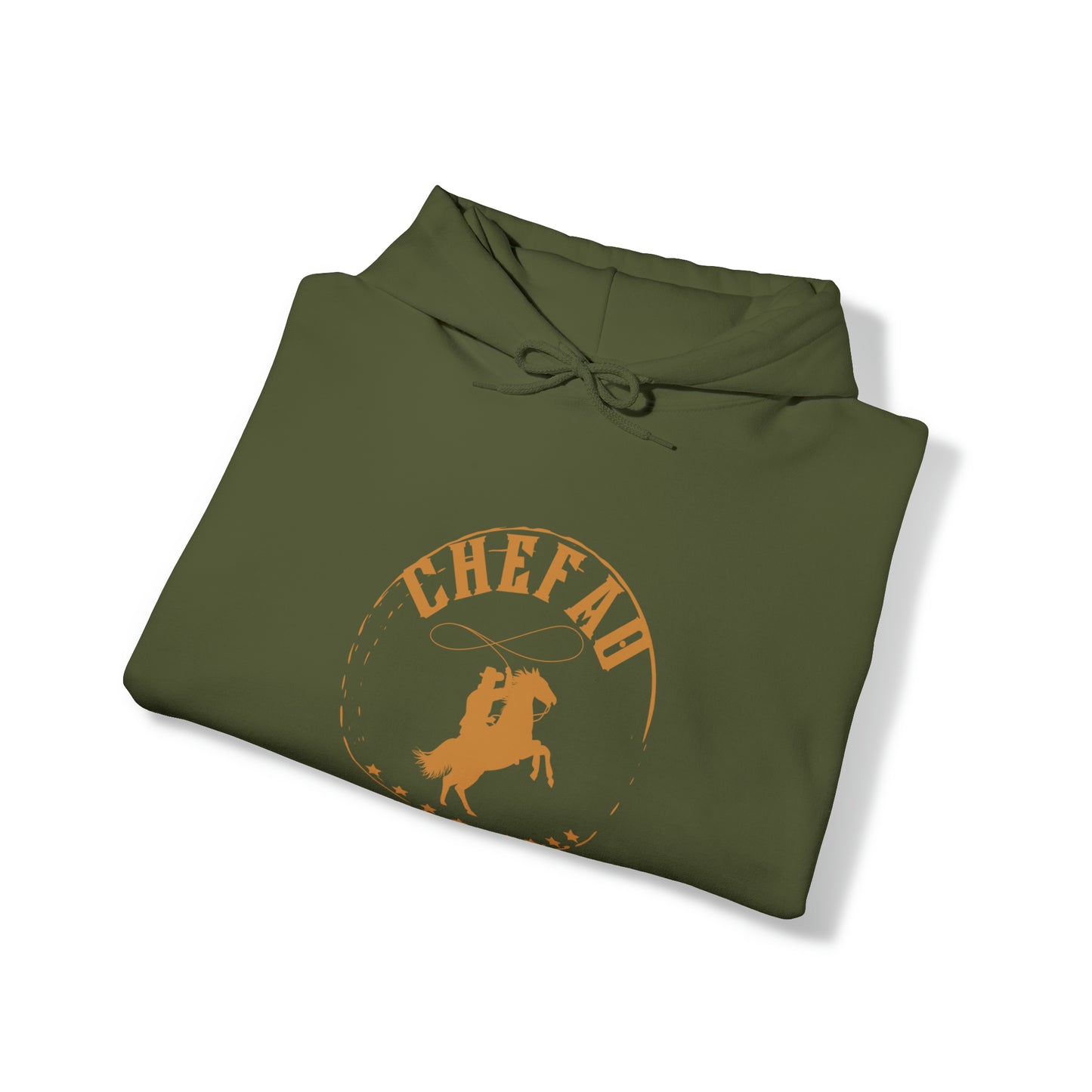 Chefao Cowboy V, Unisex Heavy Blend Hooded Sweatshirt