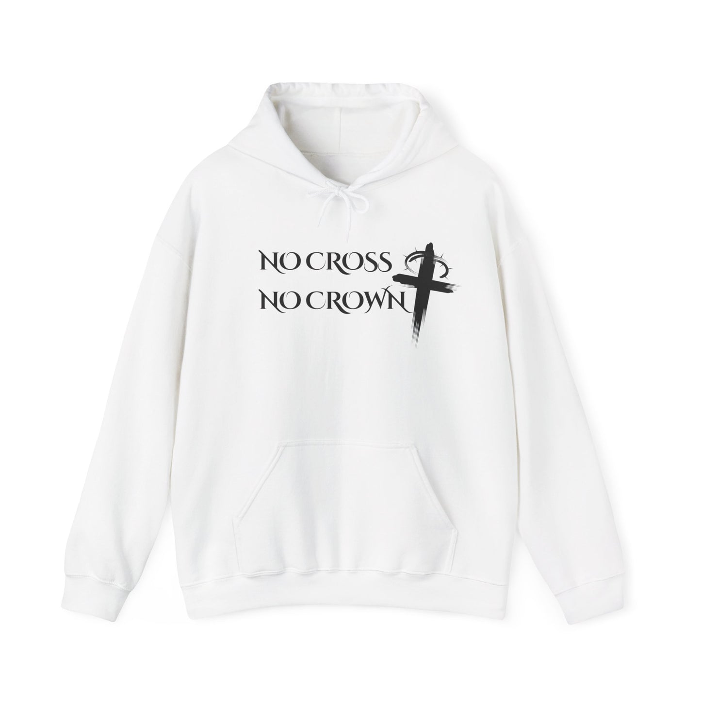 No Cross No Crown, Unisex Heavy Blend™ Hooded Sweatshirt
