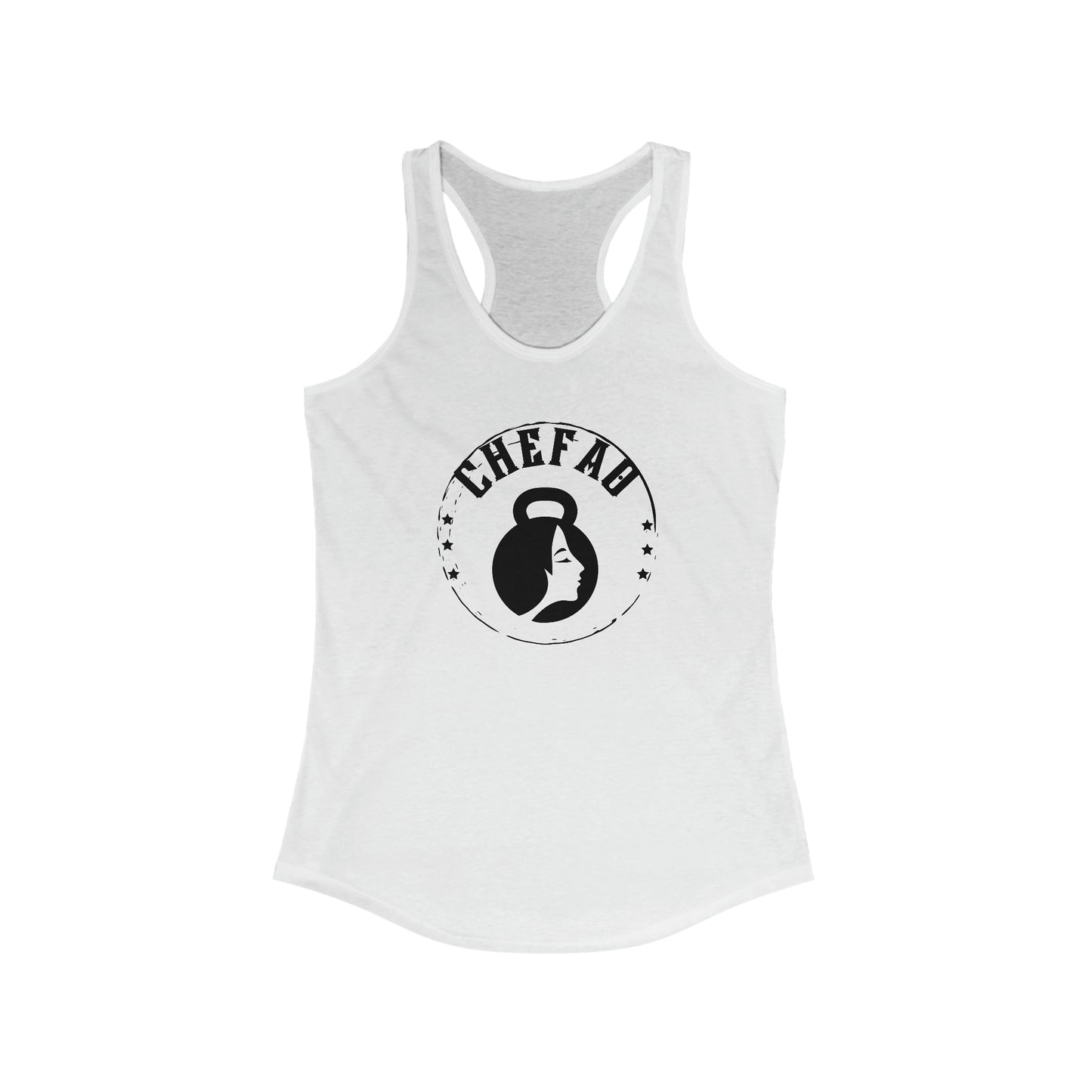 Chefao Kettlebell I, Women's Racerback Tank