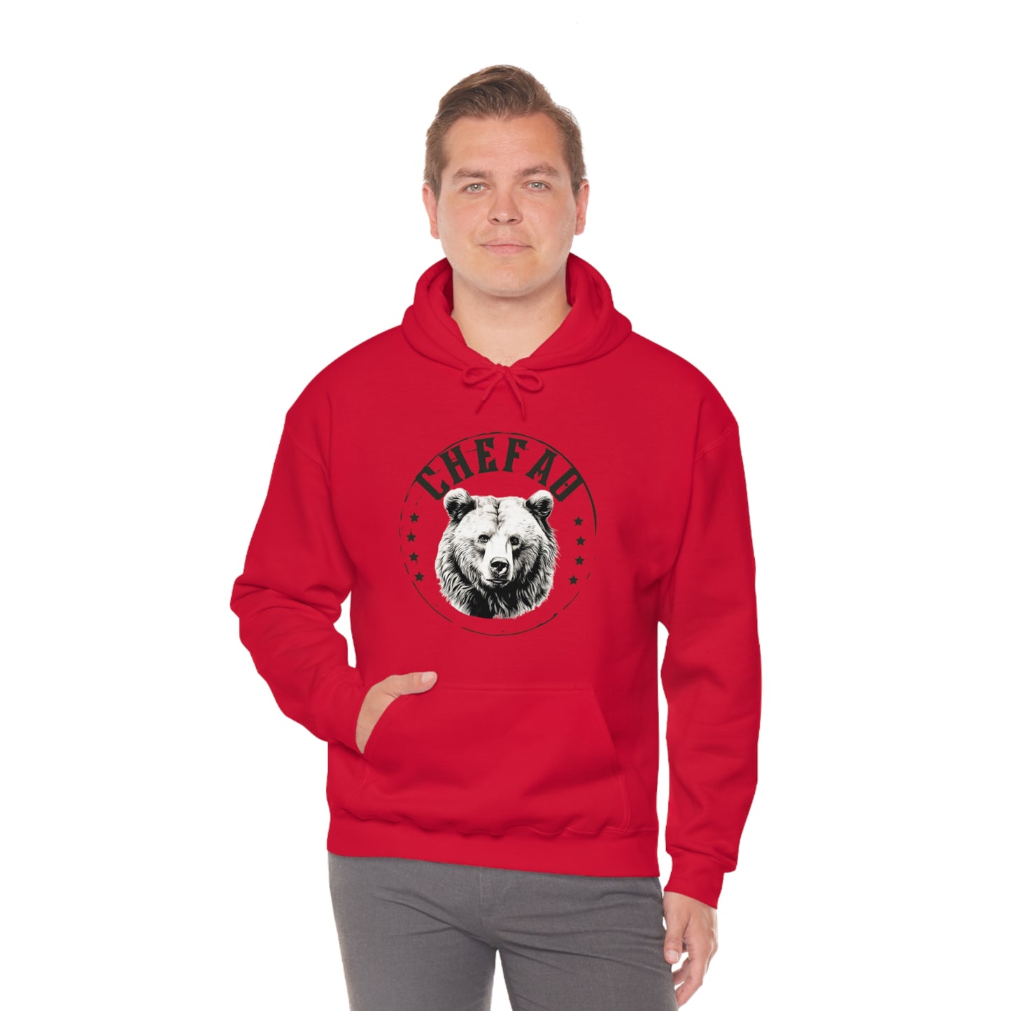Chefao Bear I, Unisex Heavy Blend Hooded Sweatshirt