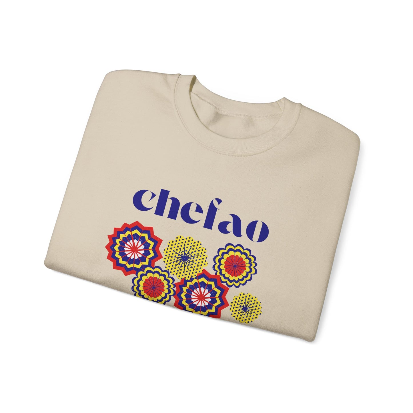 Chefao Paper Fans I, Unisex Heavy Blend Crewneck Sweatshirt
