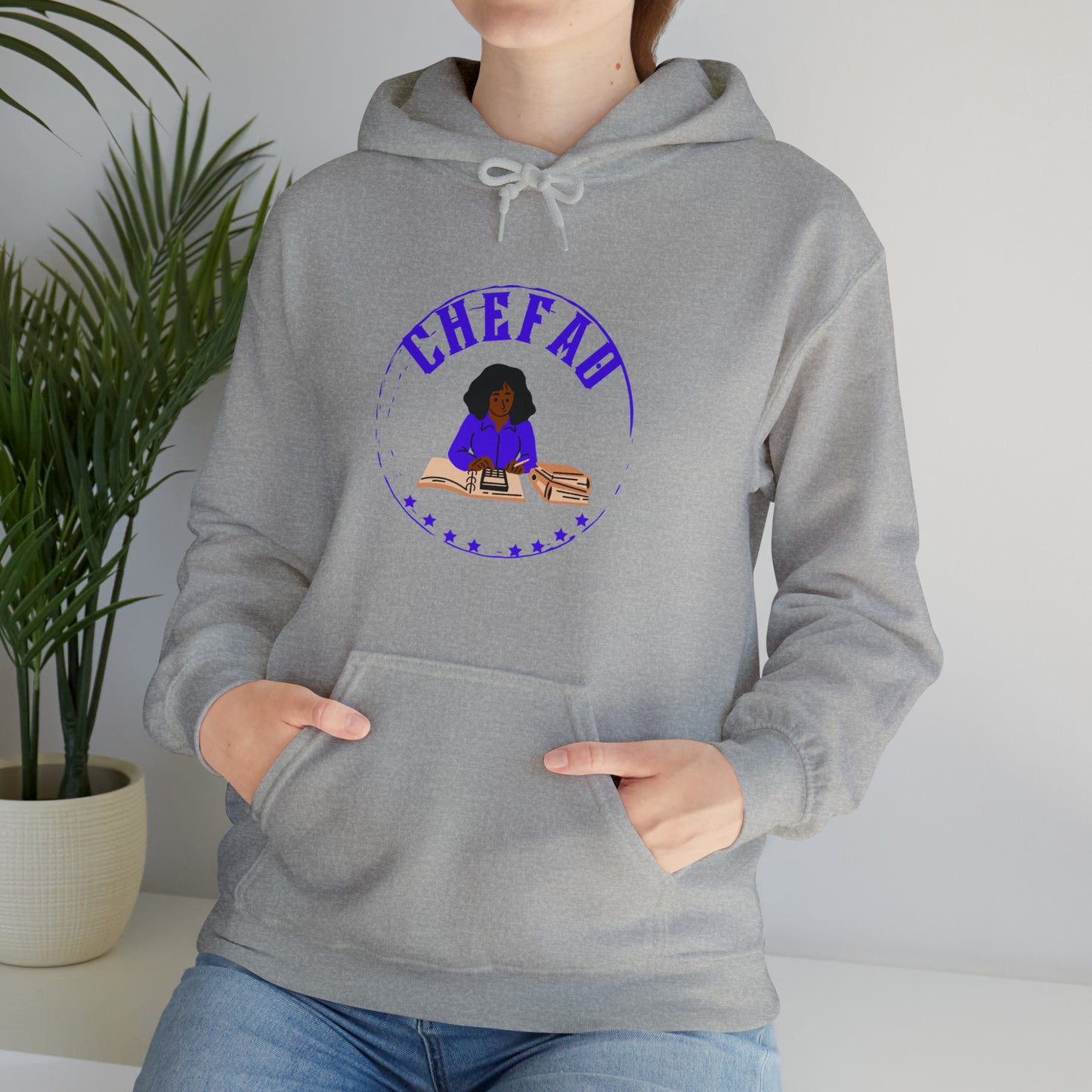 Chefao Accounting III, Unisex Heavy Blend Hooded Sweatshirt