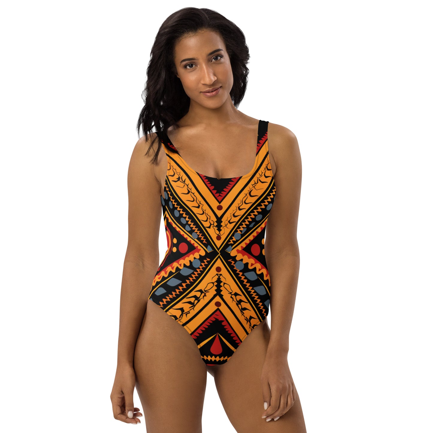 Chefao Cameroon Toghu I, One-Piece Swimsuit