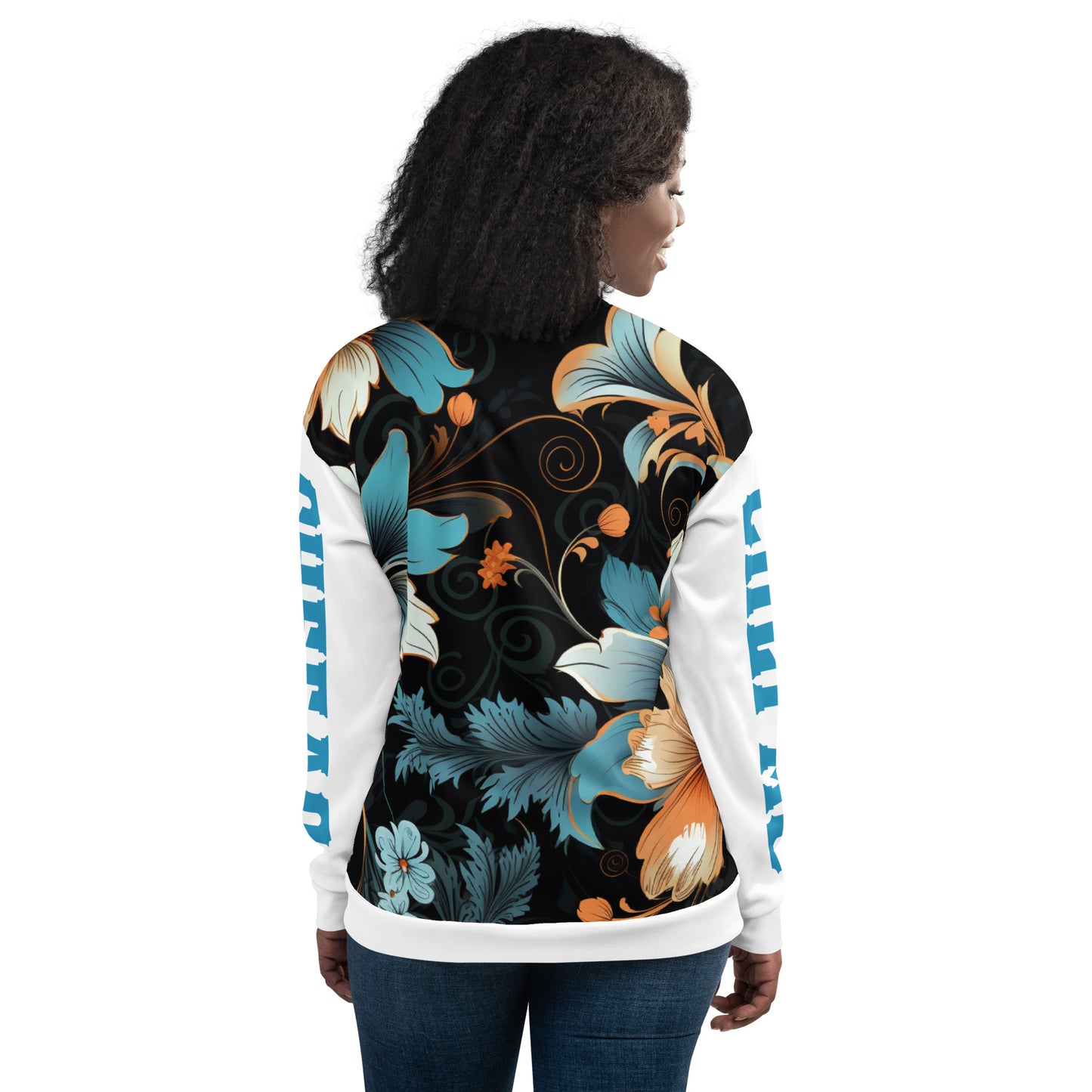 Chefao Floral II, Unisex Bomber Jacket