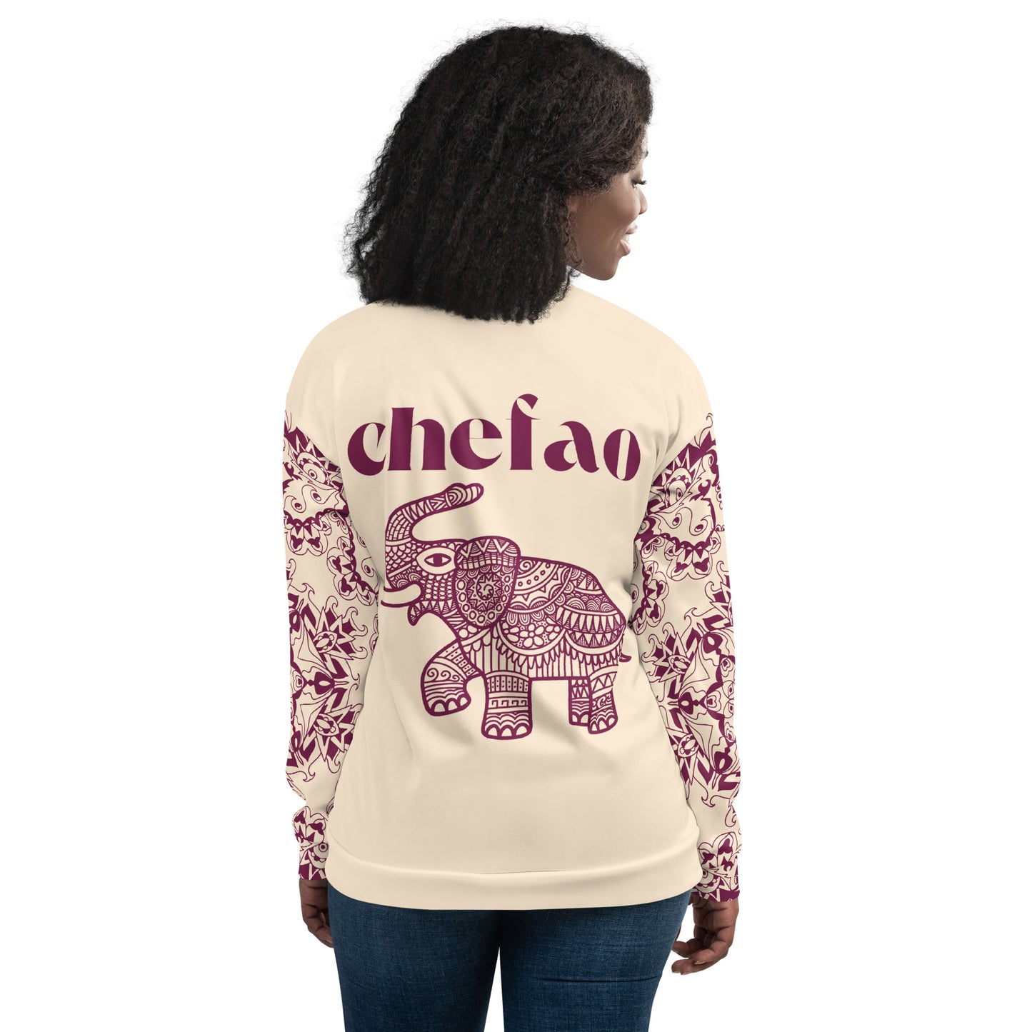 Chefao Elephant III, Unisex Bomber Jacket