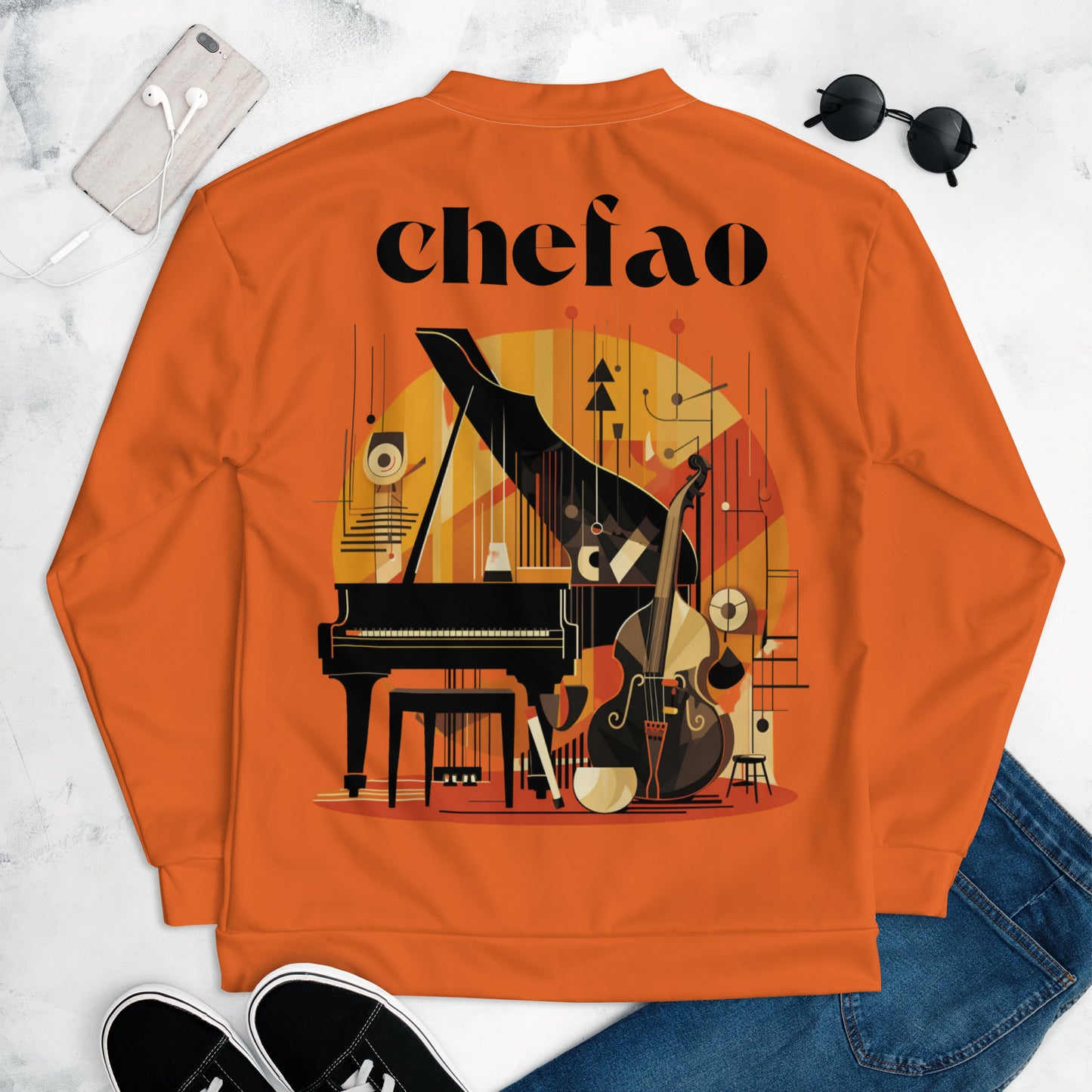 Chefao Jazz I, Unisex Bomber Jacket