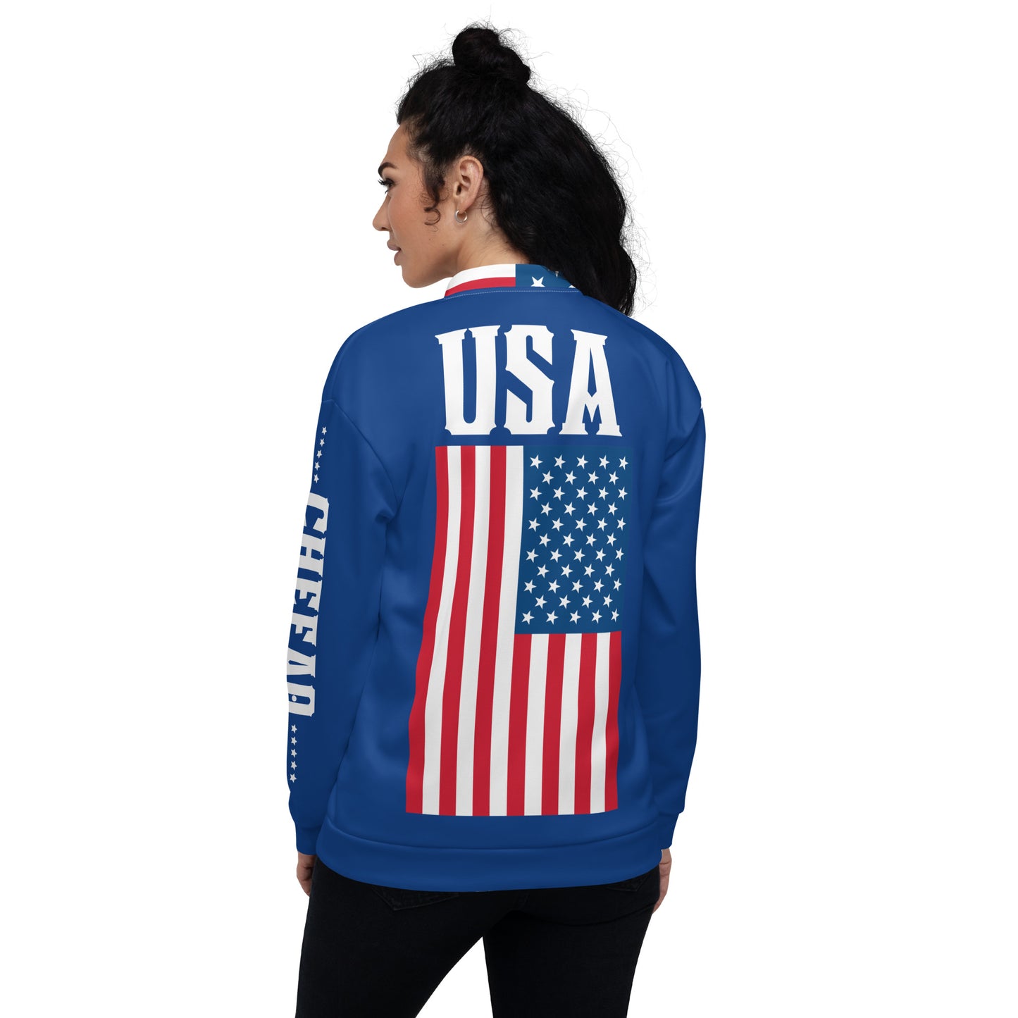 Chefao USA I, Unisex Bomber Jacket