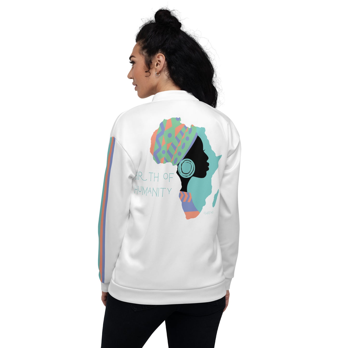 Birth of Humanity™ II, Unisex Bomber Jacket