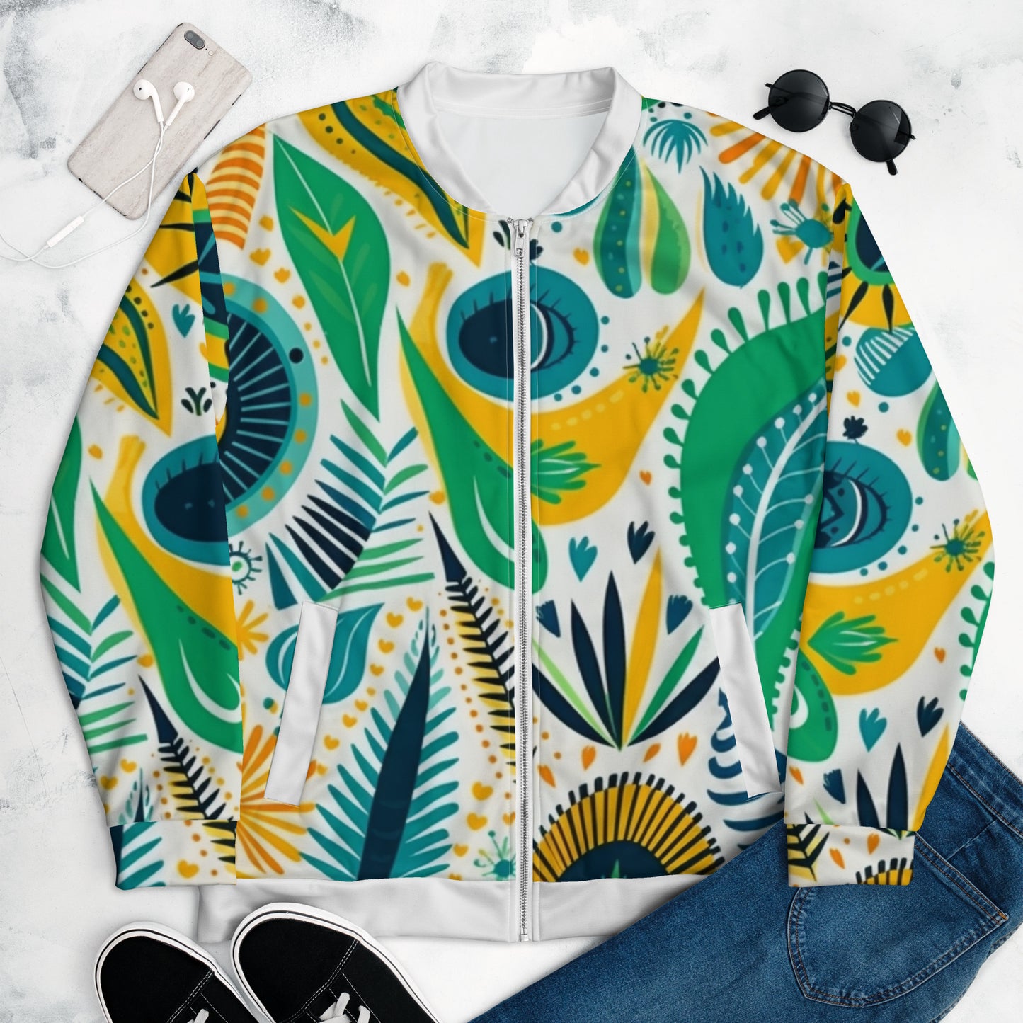 Chefao Brazil I, Unisex Bomber Jacket