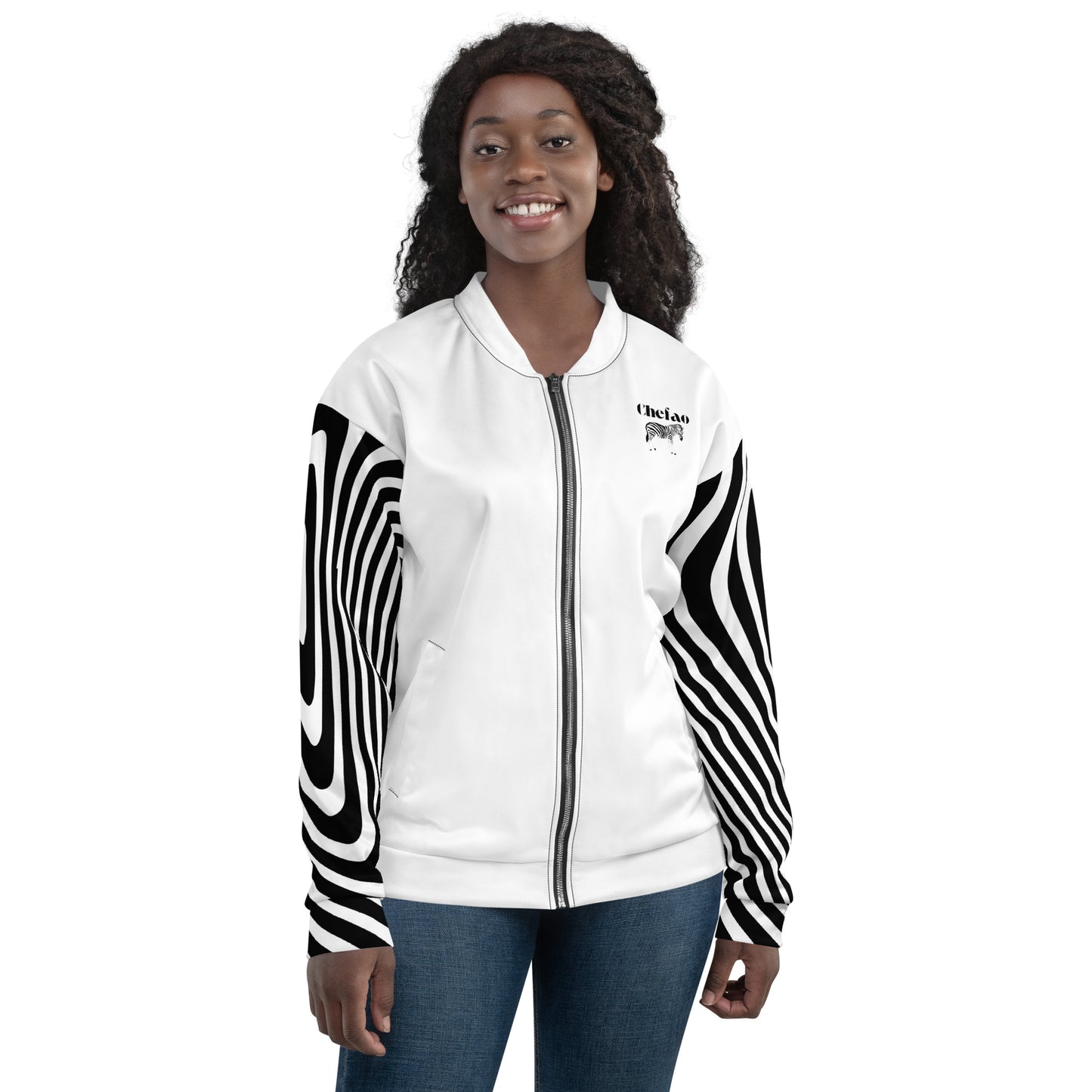 Chefao Zebra II, Unisex Bomber Jacket