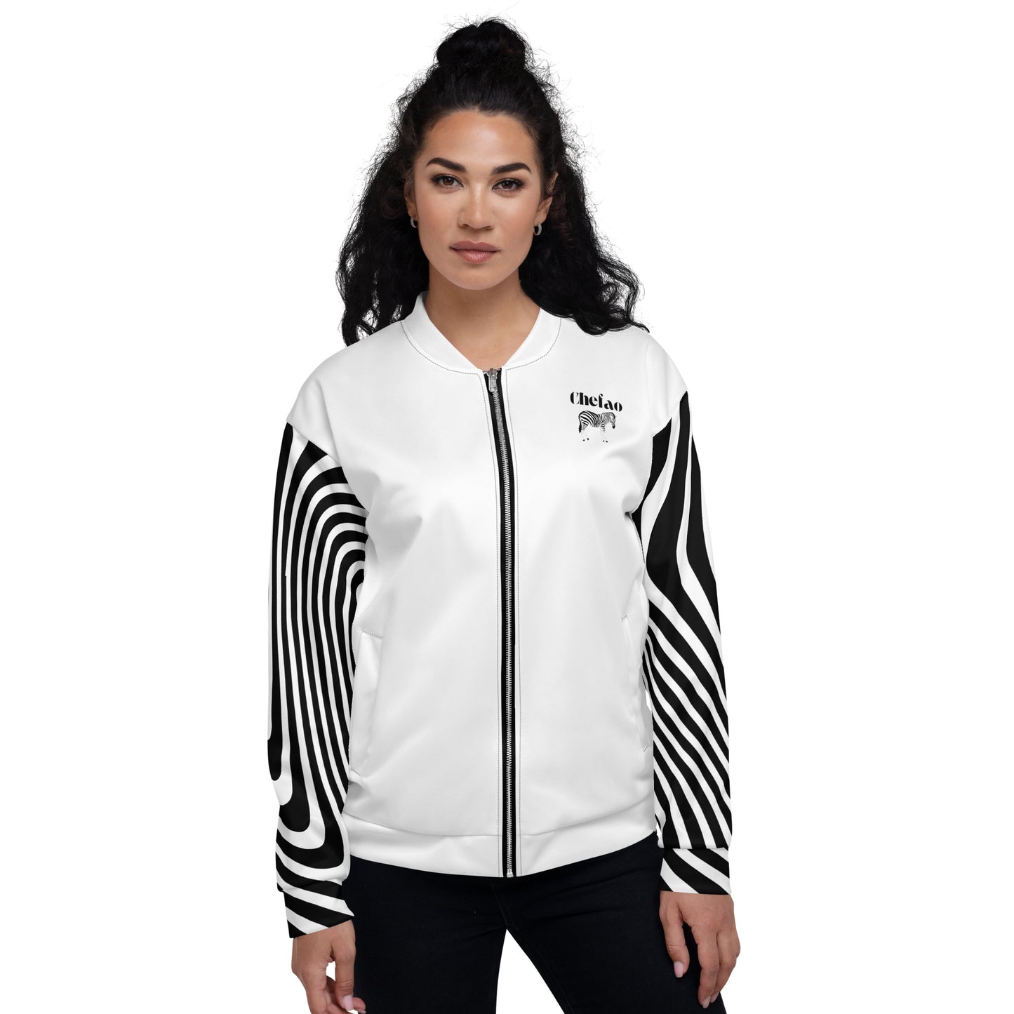 Chefao Zebra II, Unisex Bomber Jacket
