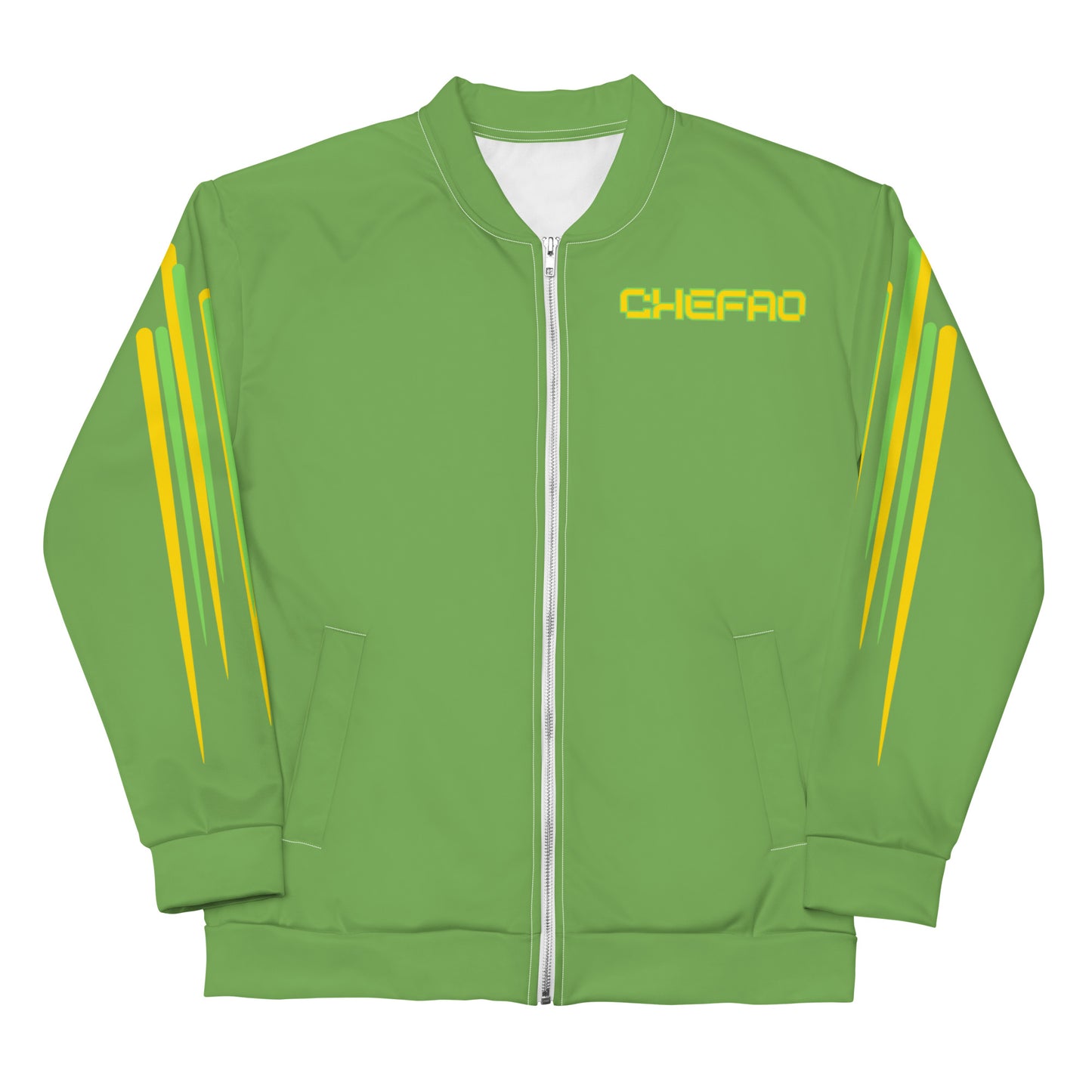 Chefao One Luv I, Unisex Bomber Jacket Green